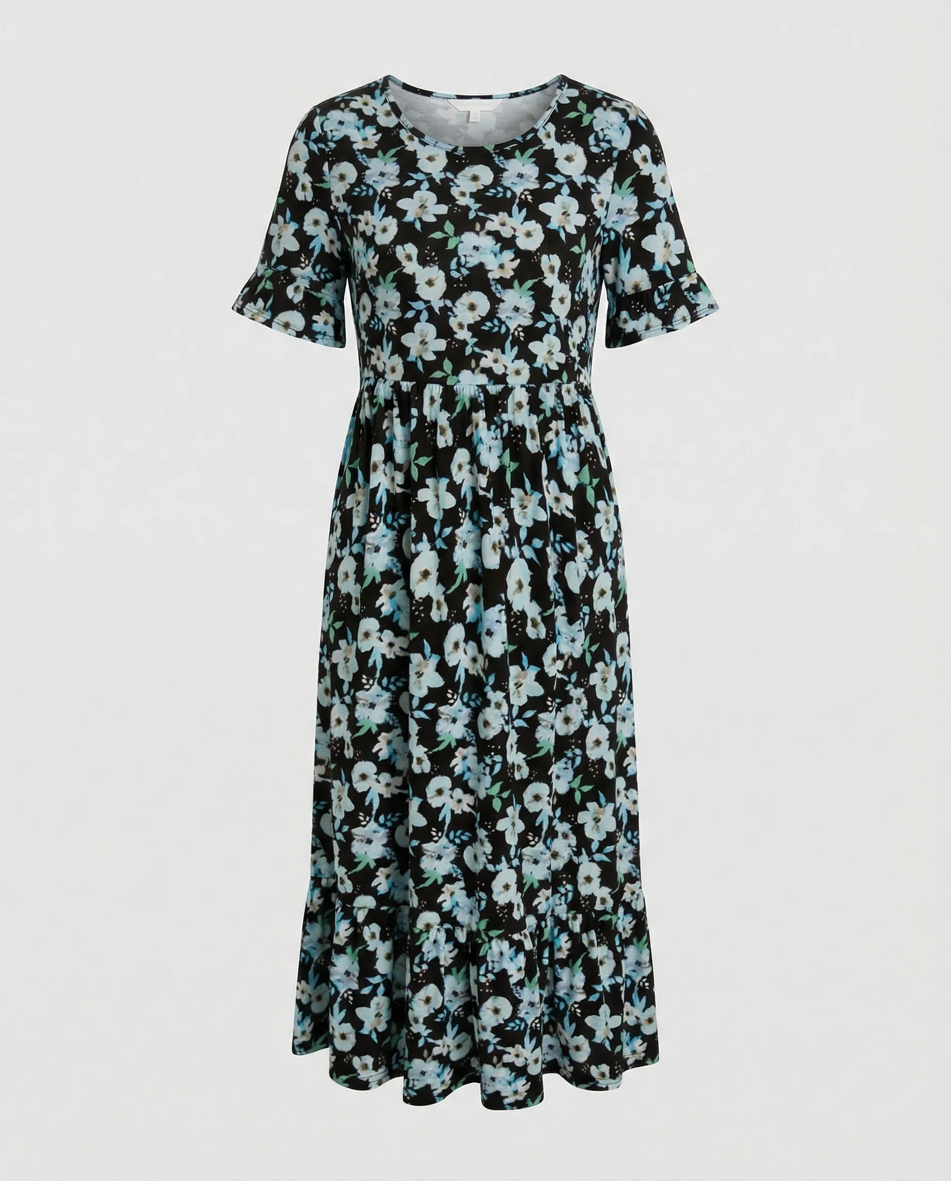 Damen Midikleid floral schwingend - Image 5