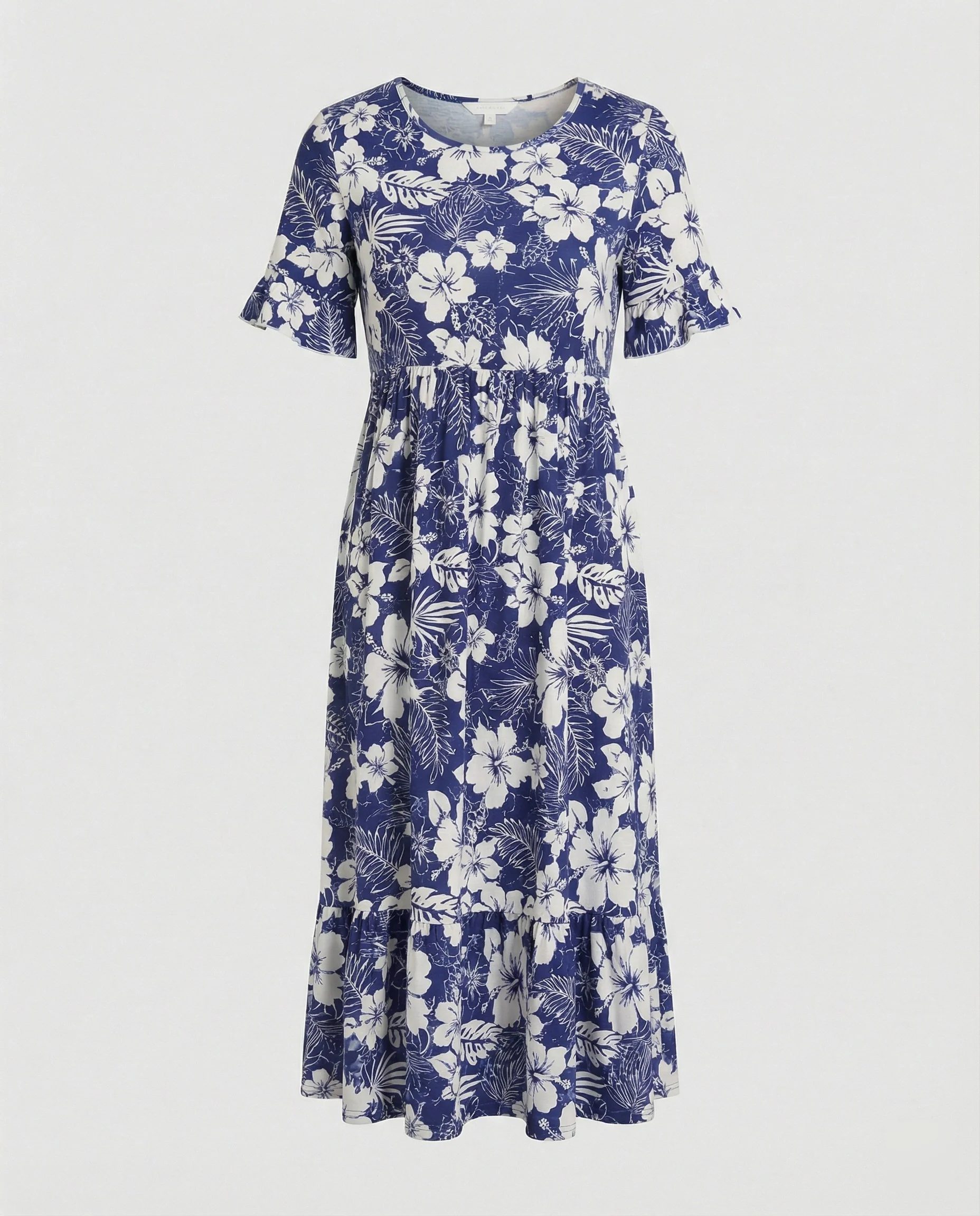 Damen Midikleid floral schwingend - Image 6
