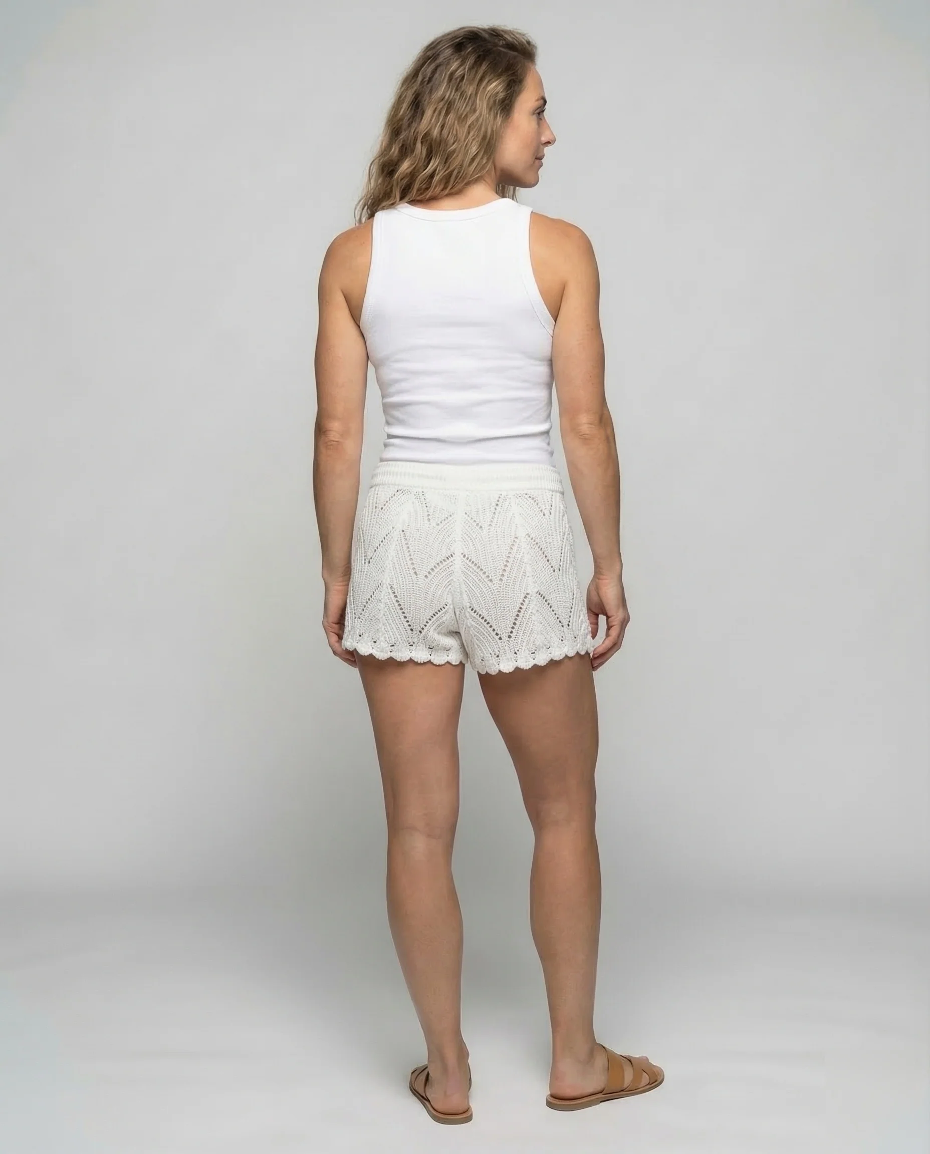 Damen Häkel Shorts Strand - Image 4
