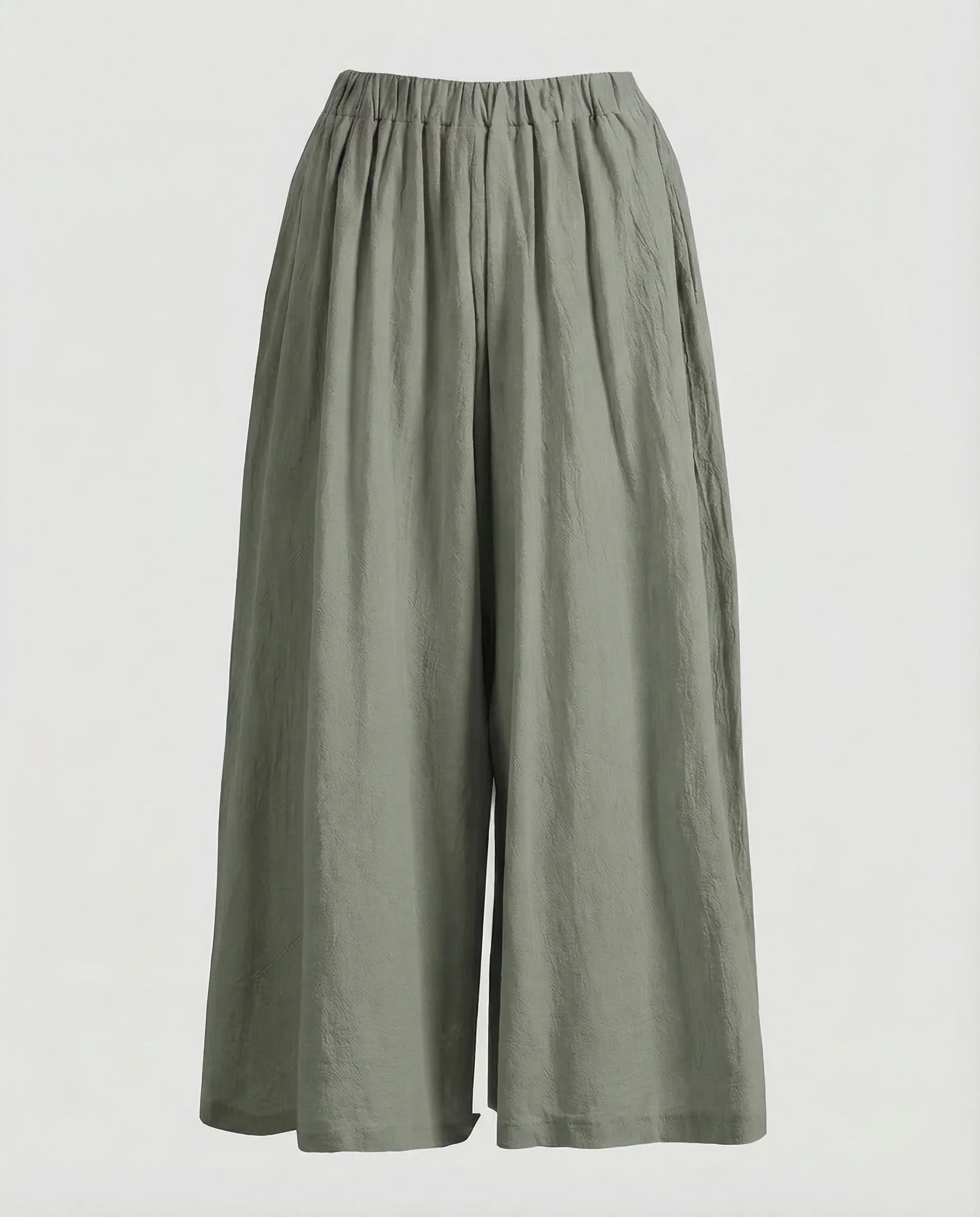 Damen Culotte Hose Gekreppt - Image 13