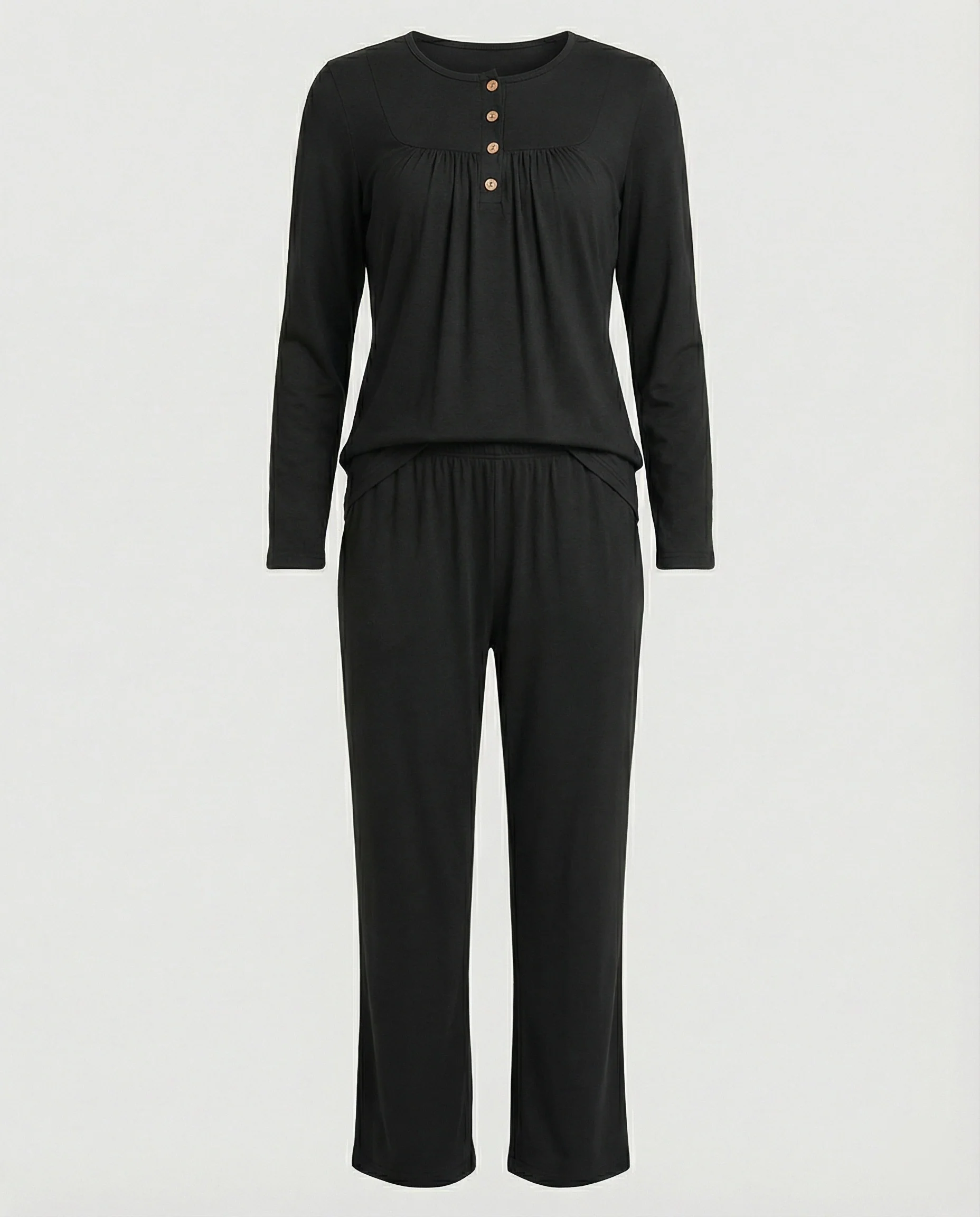 Damen Pyjama Set Damen Print - Image 5