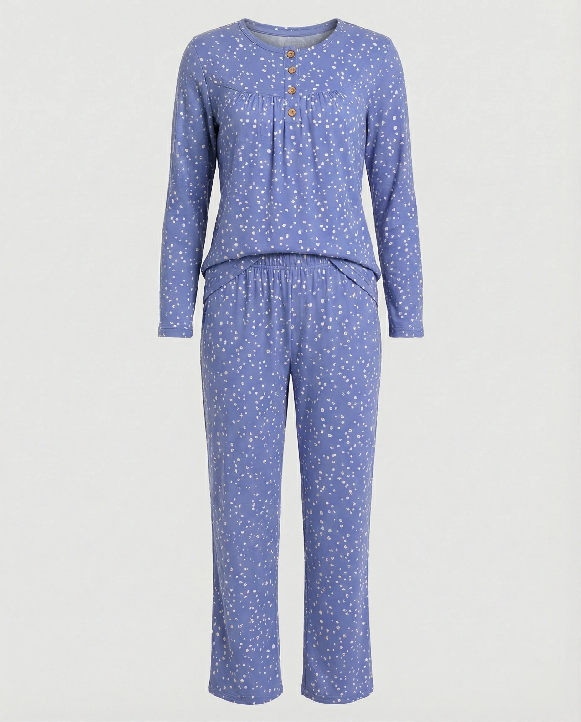 Damen Pyjama Set Damen Print - Image 6
