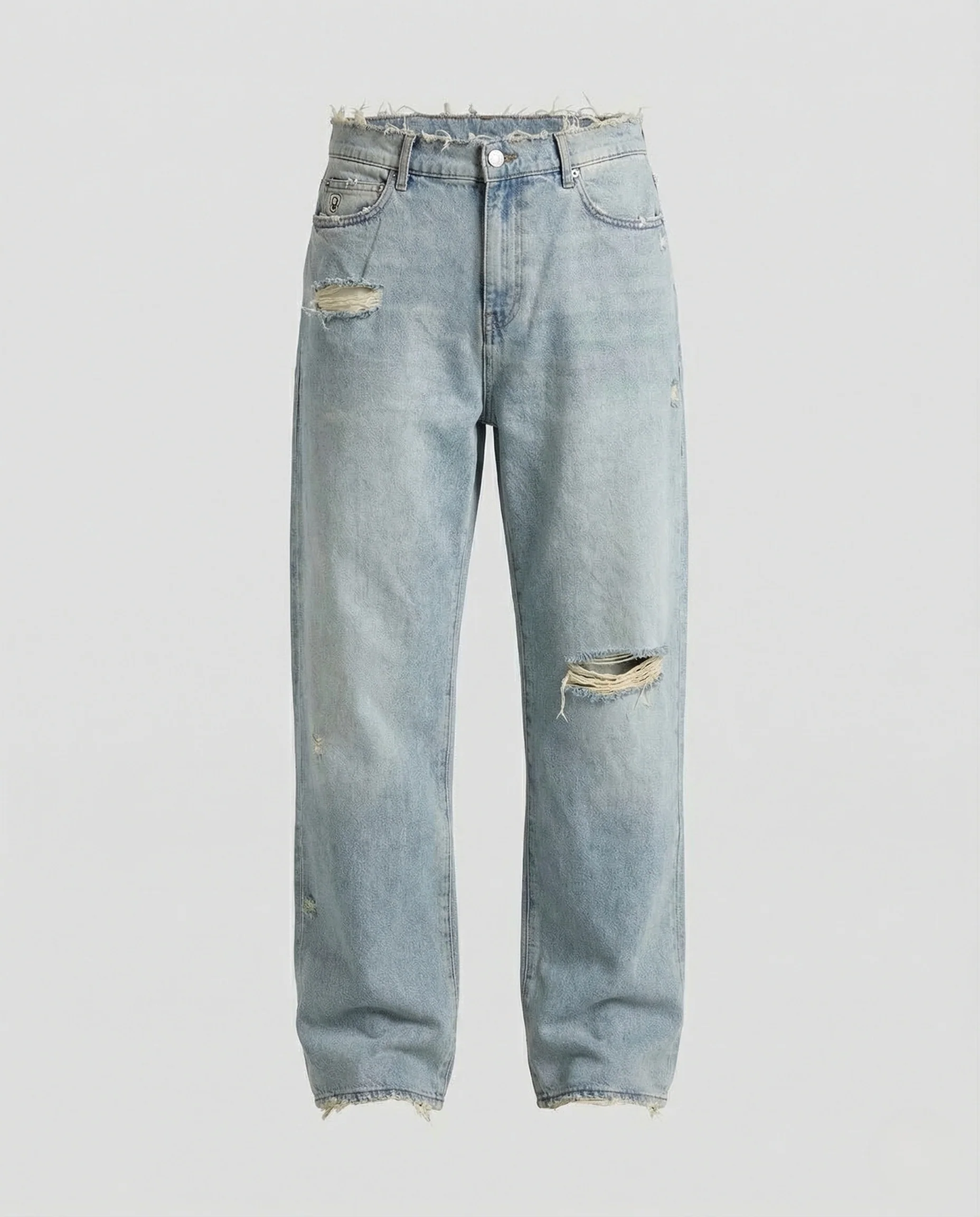 Damen Destroyed Jeans Gerade - Image 5