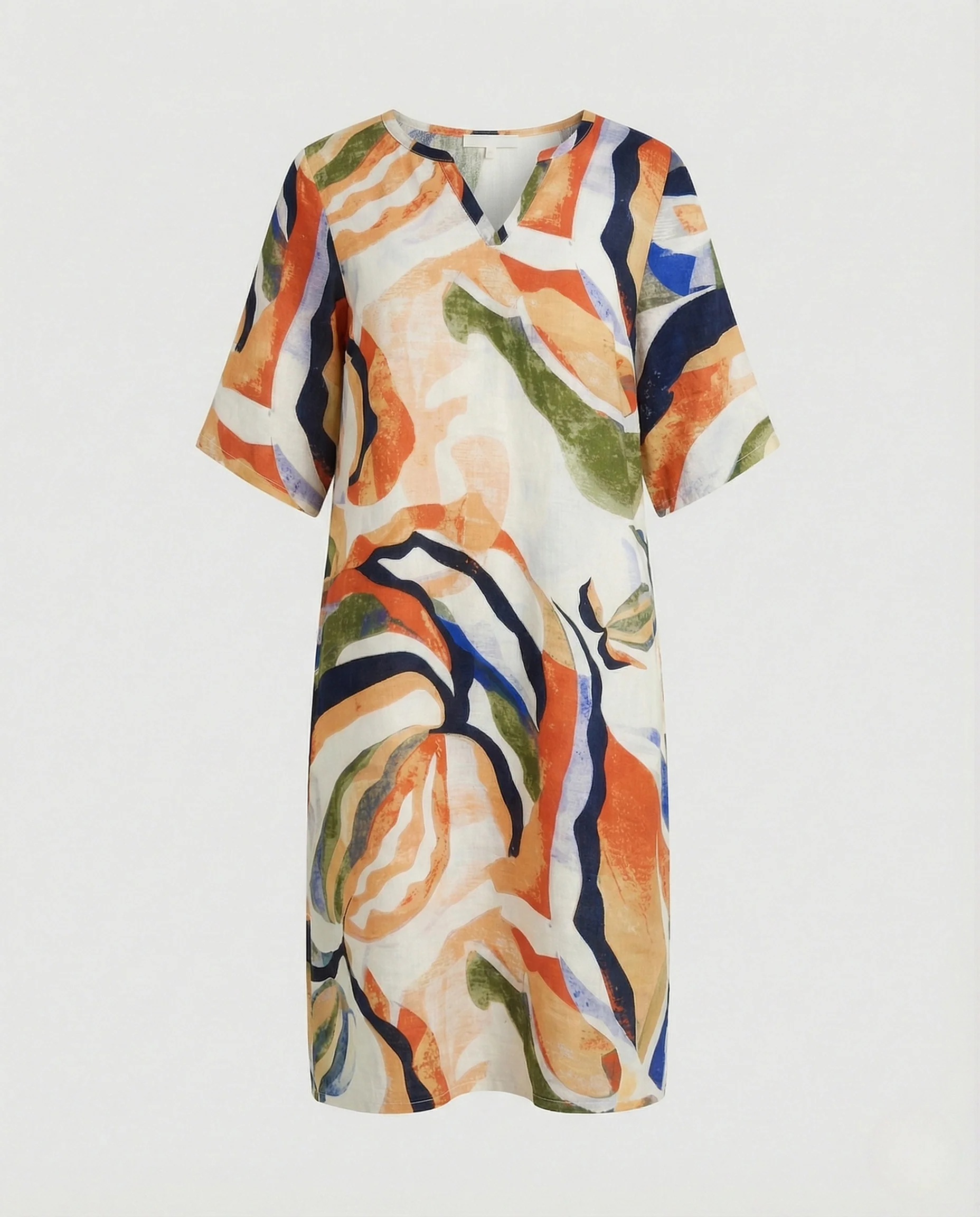 Damen Freizeitkleid Shift mit Print - Image 6