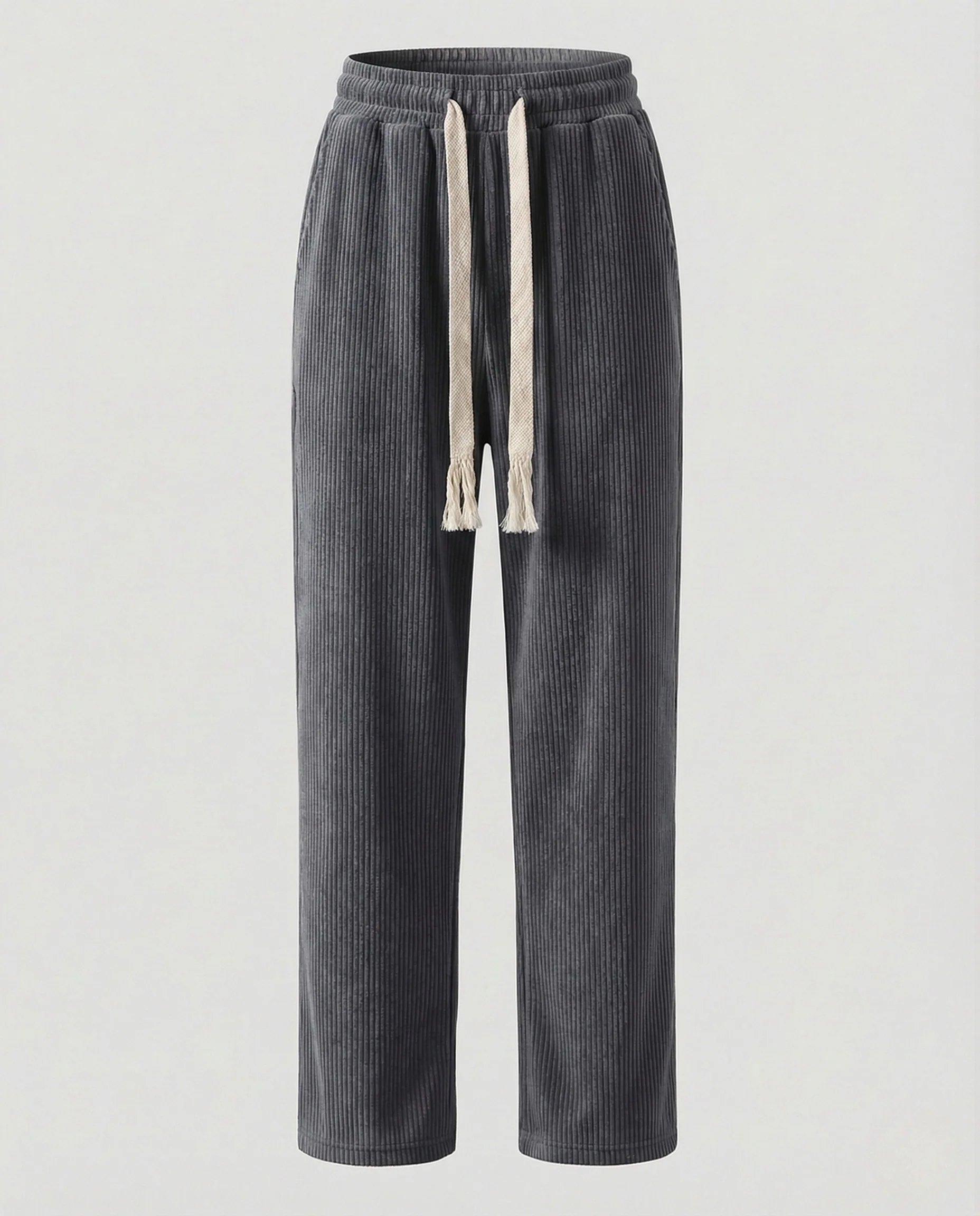 Damen Gerippte Loungehose mit Tunnelzug - Image 5