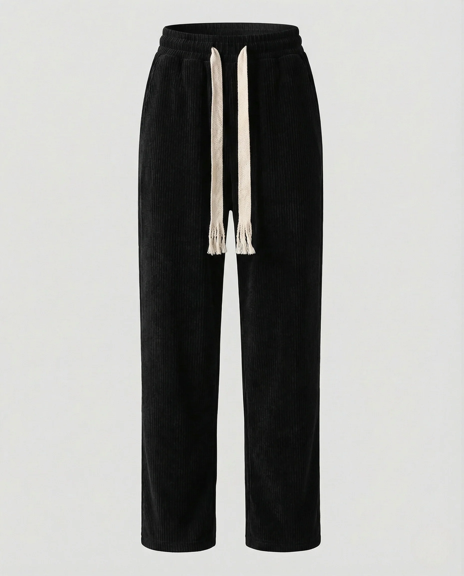 Damen Gerippte Loungehose mit Tunnelzug - Image 8