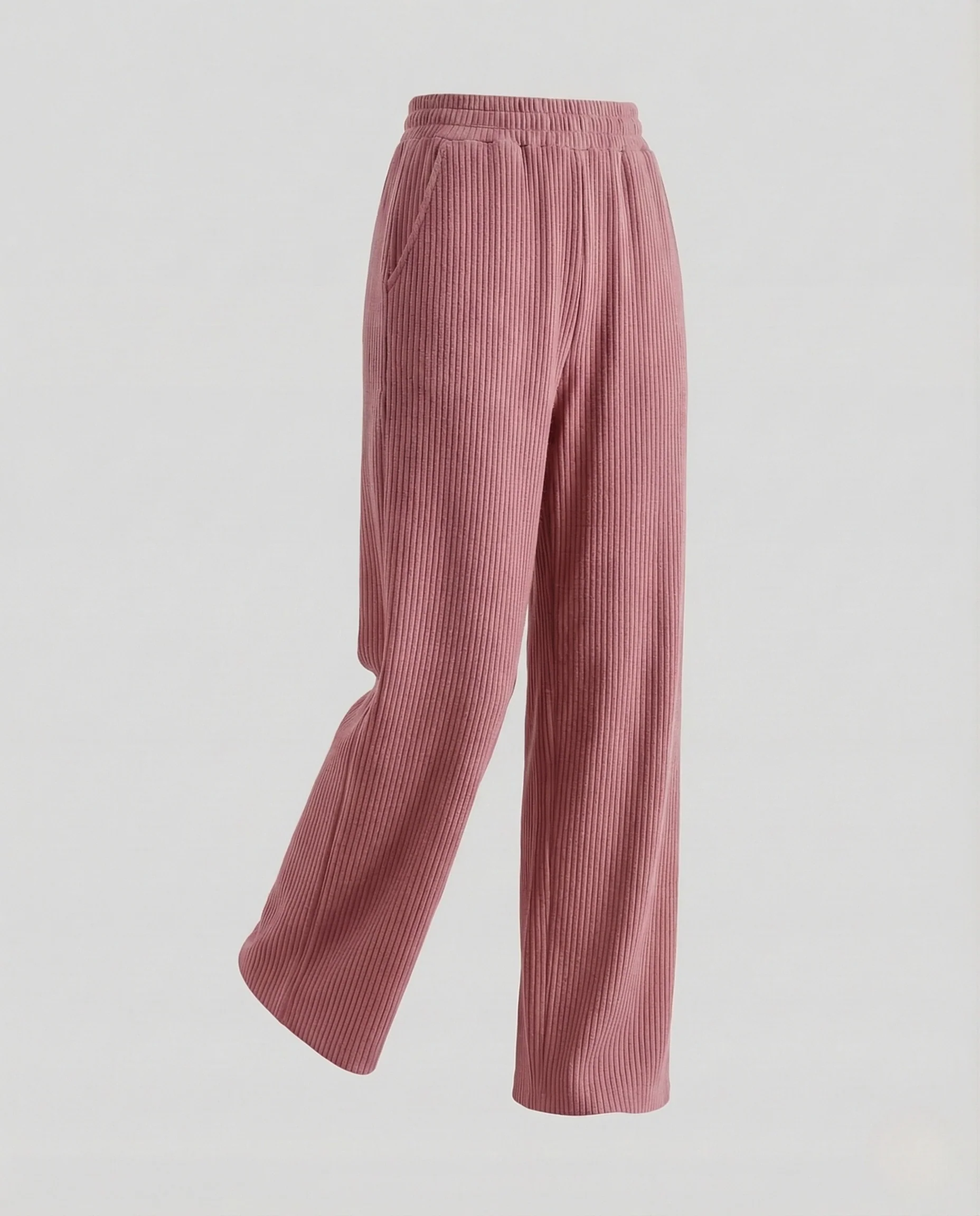 Damen Strickhose Ripp High Waist - Image 11