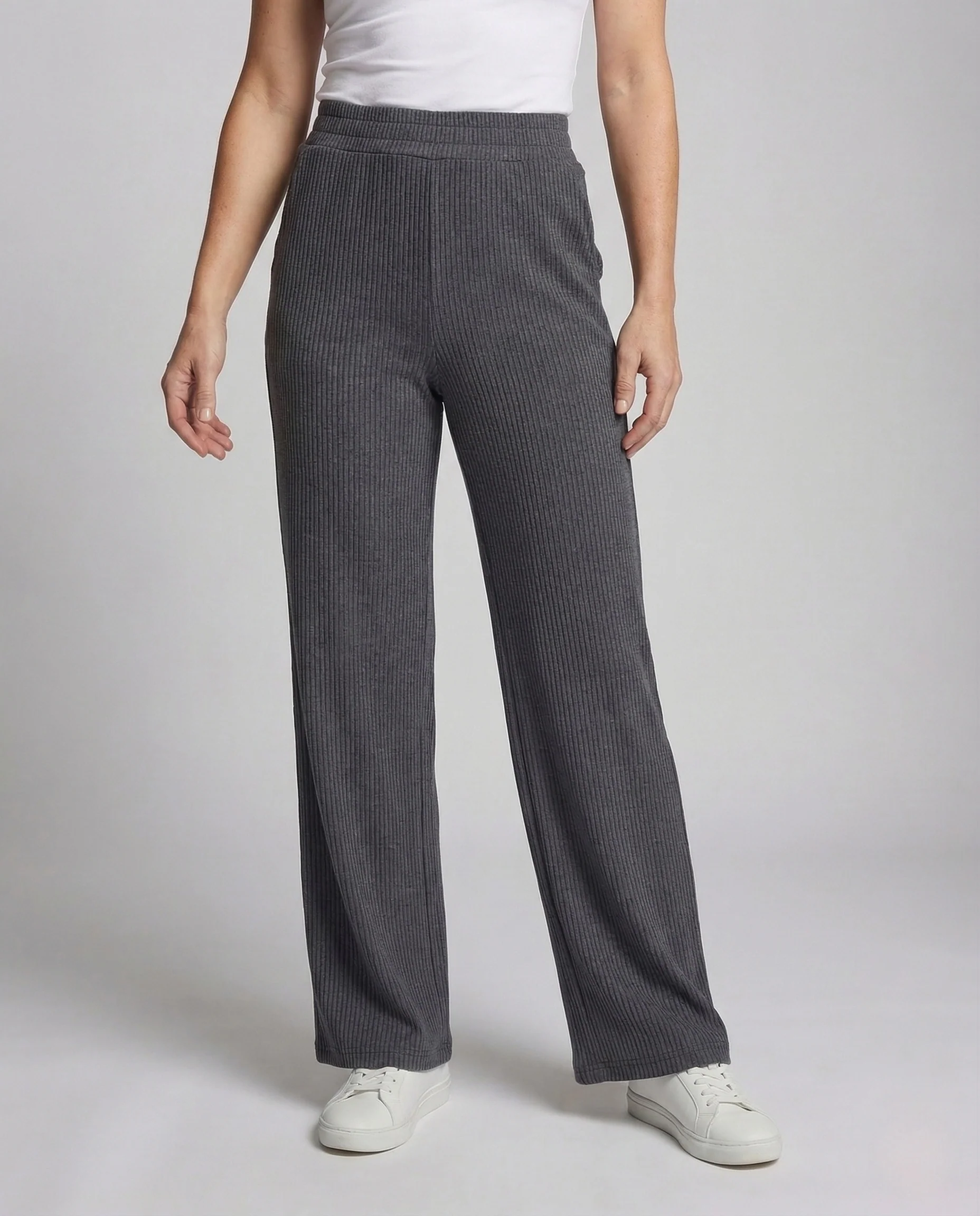 Damen Strickhose Ripp High Waist - Image 2