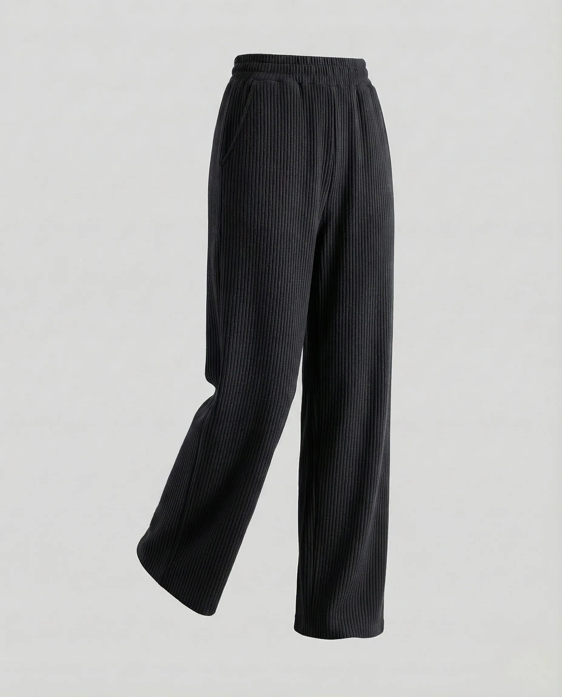 Damen Strickhose Ripp High Waist - Image 6