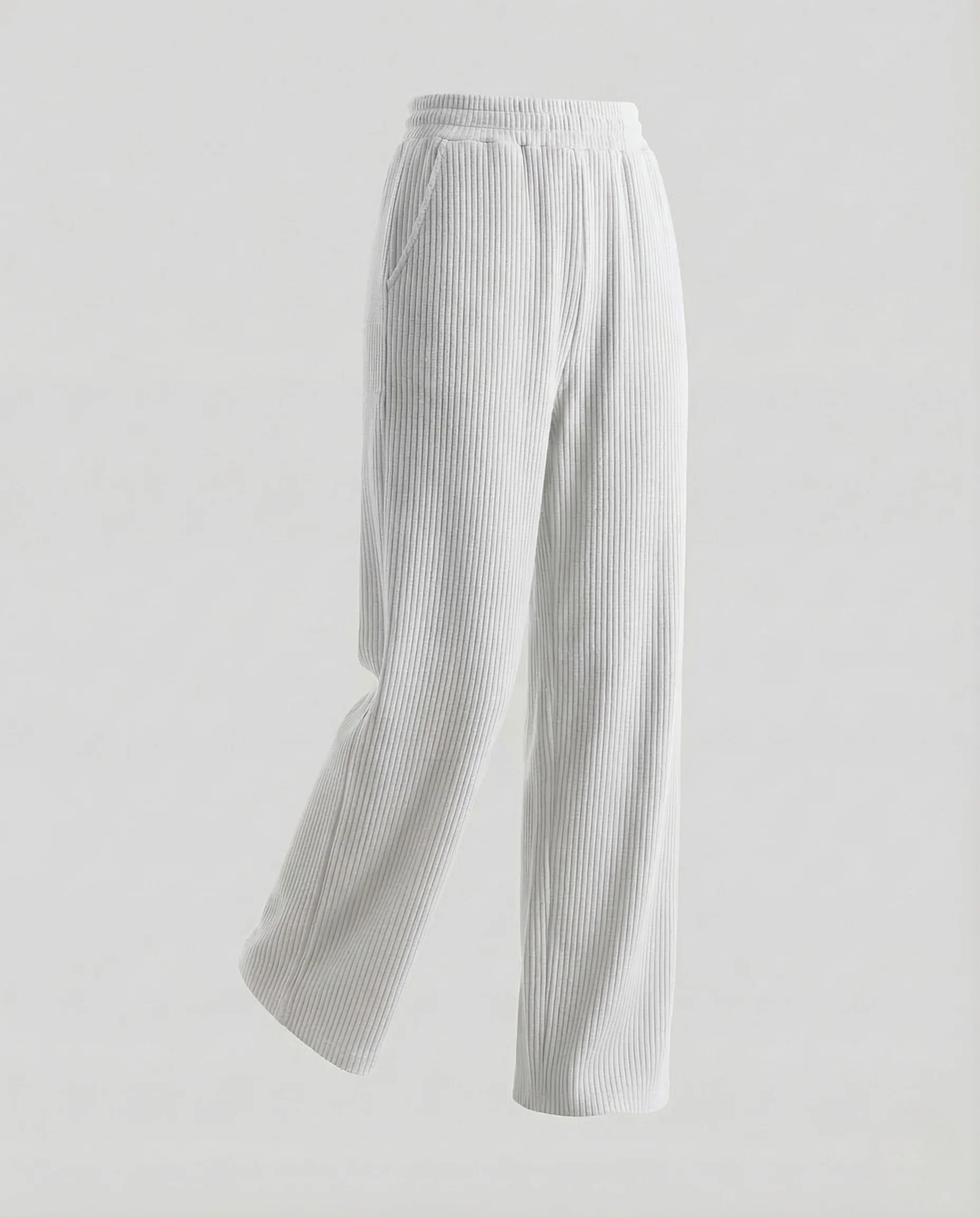 Damen Strickhose Ripp High Waist - Image 9