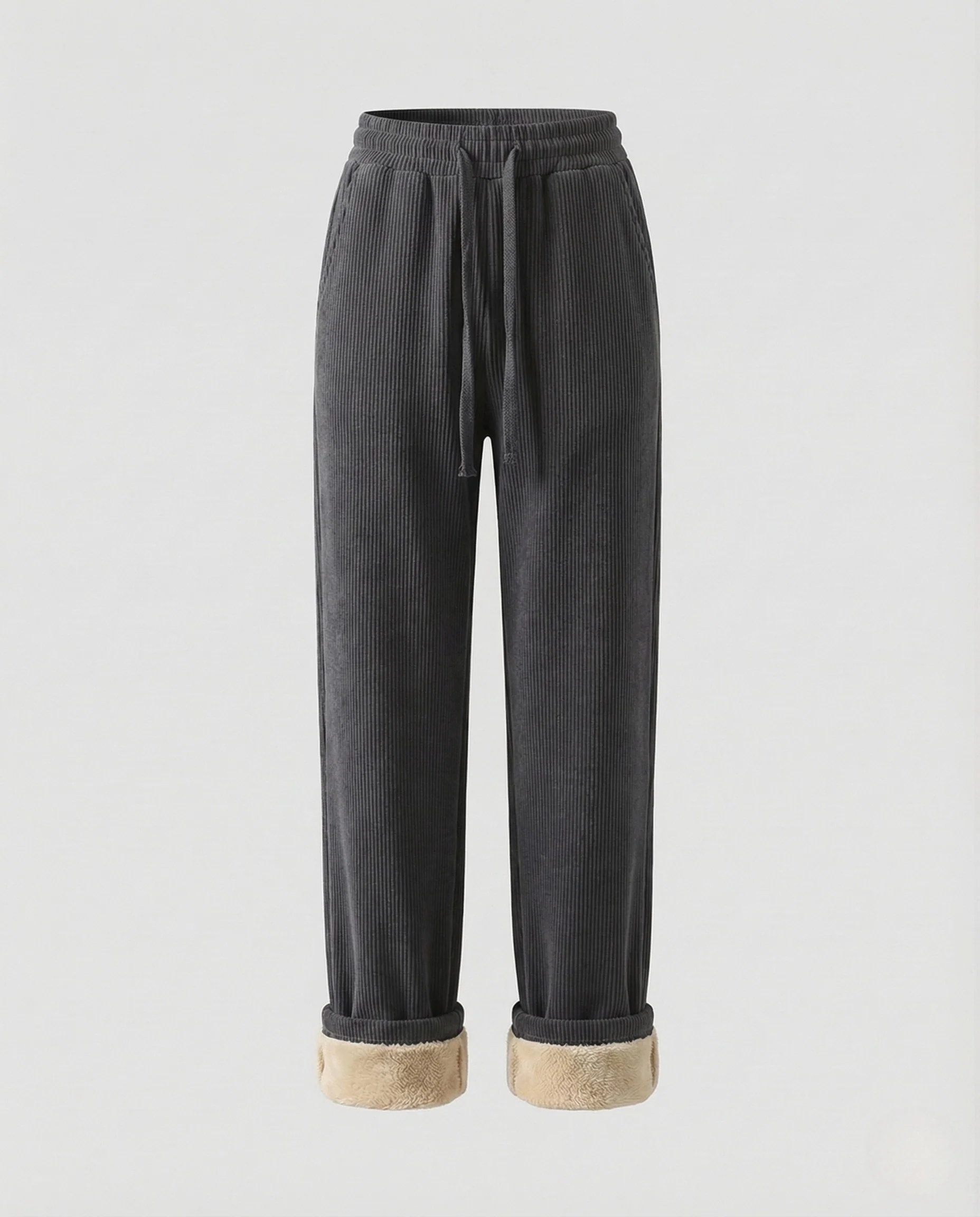 Damen Thermo Jogginghose Gerippt Teddyfutter Elastischer Bund - Image 7
