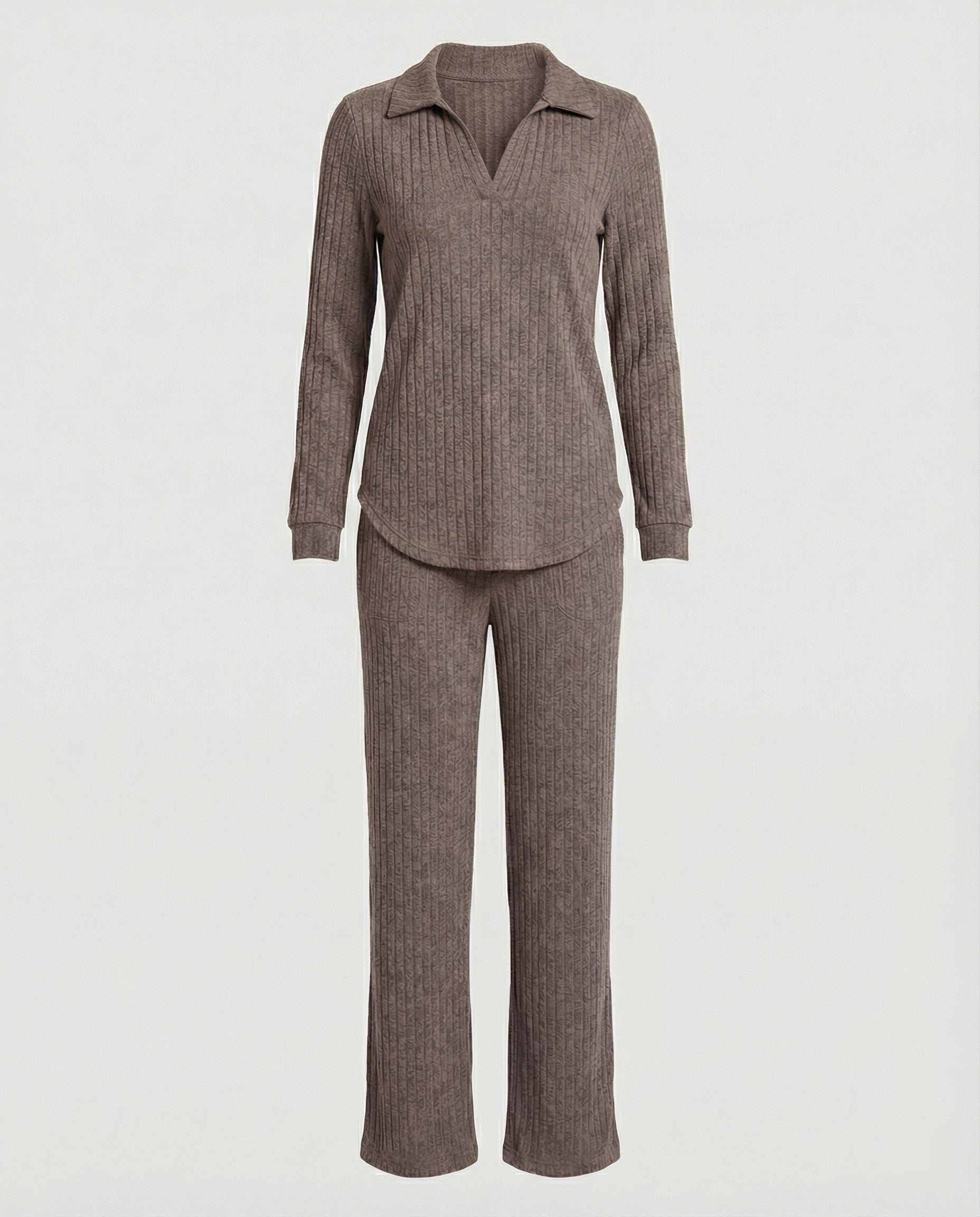 Damen Hausanzug Set gerippt - Image 7
