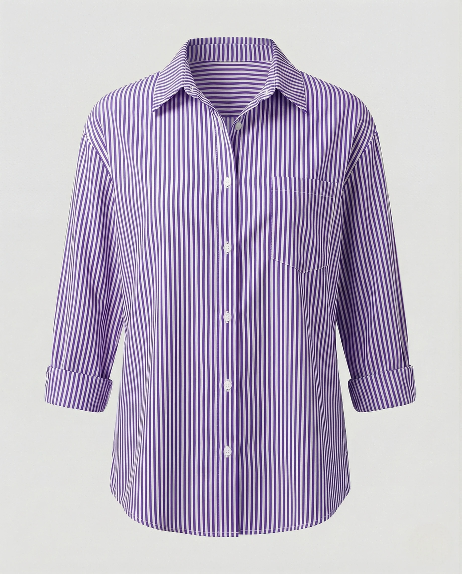 Damen Bluse Oversize gestreift - Image 12