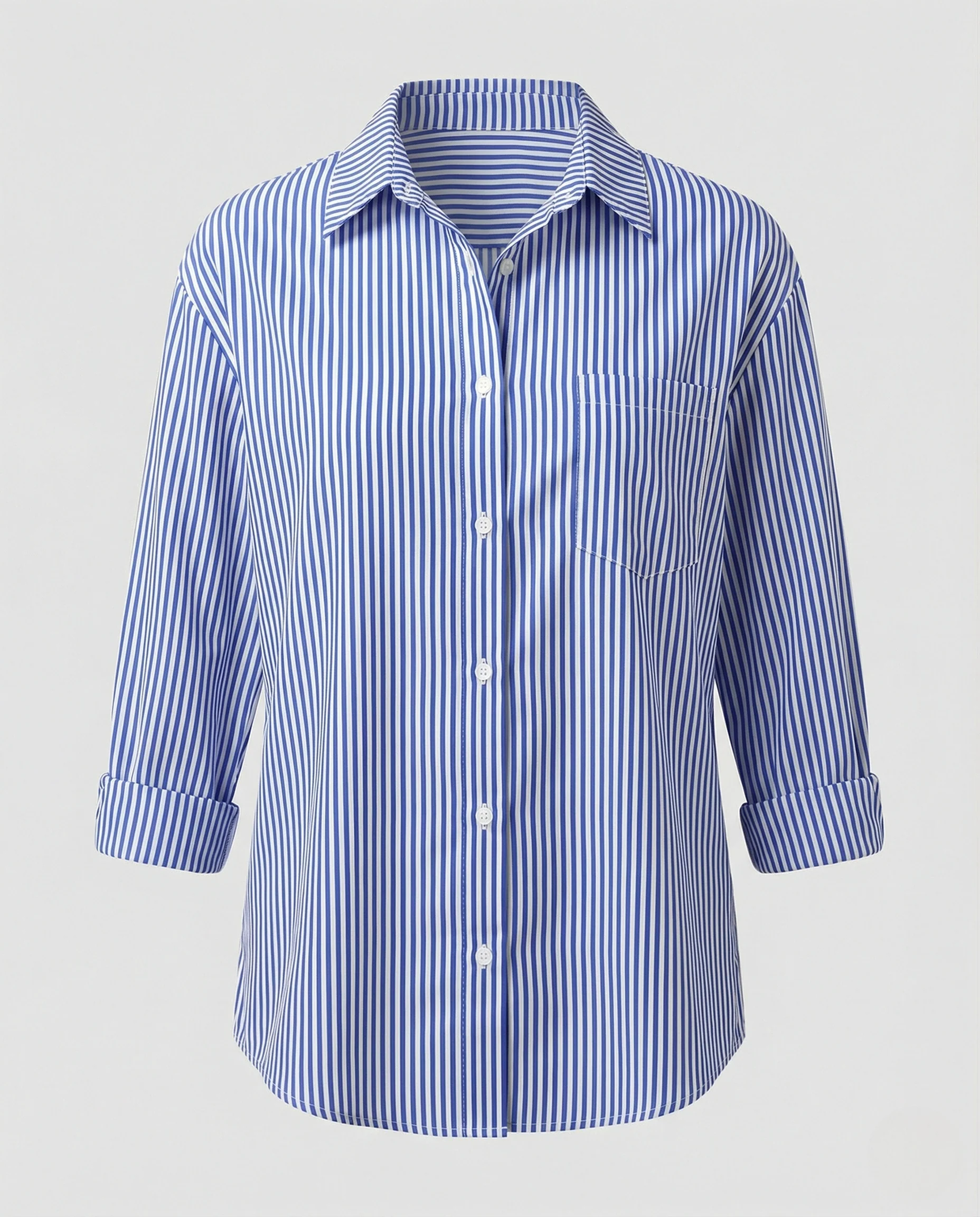 Damen Bluse Oversize gestreift - Image 4