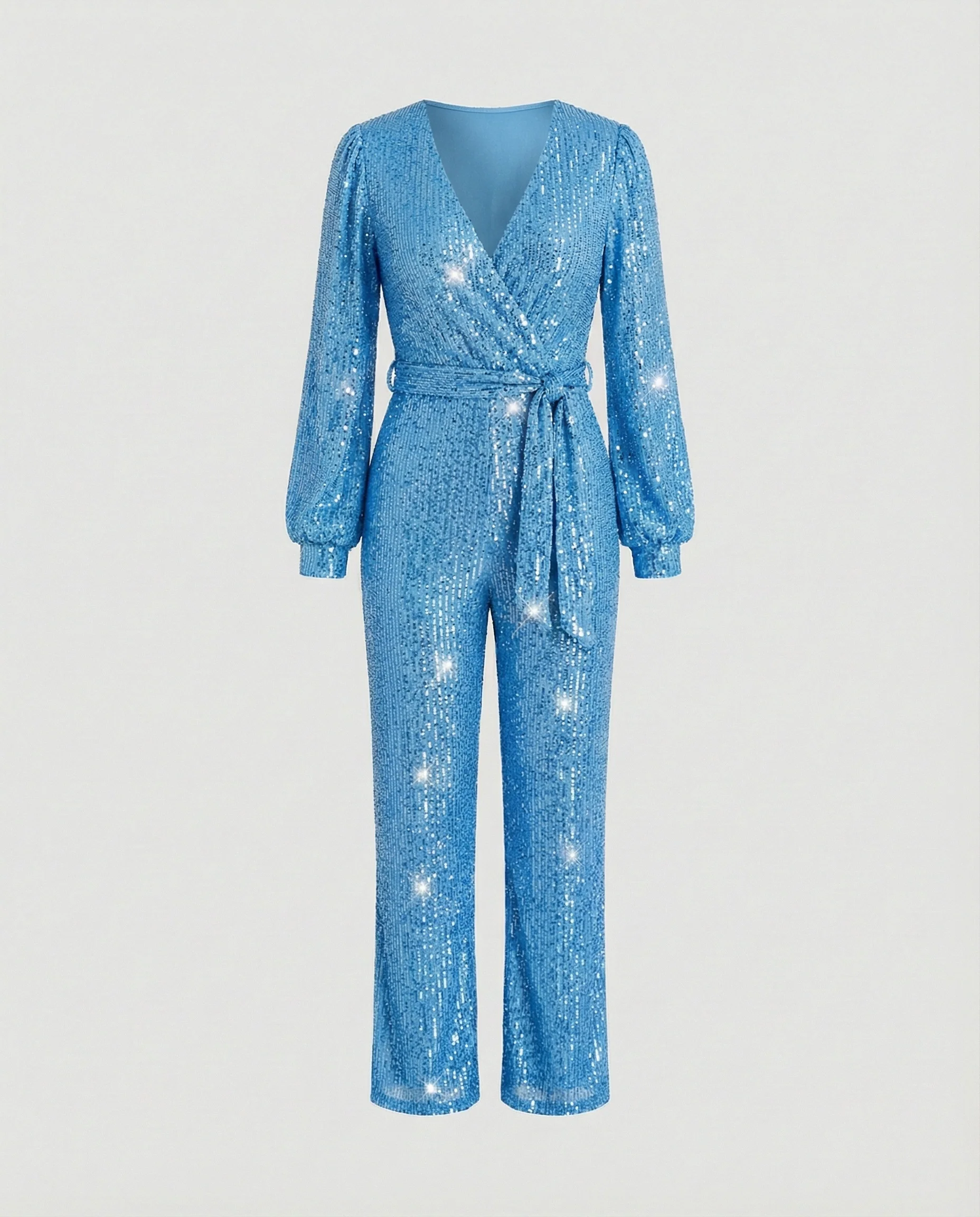 Damen Jumpsuit Pailletten elegant - Image 12