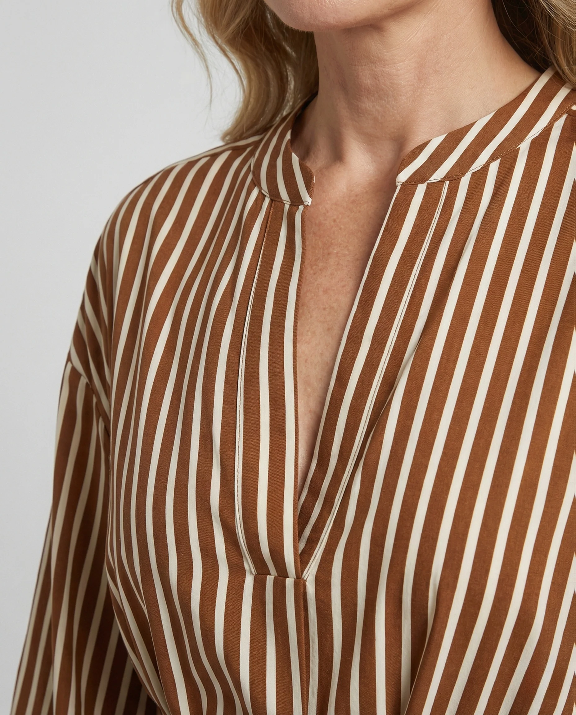 Damen Hemdblusenkleid Ballonärmel - Image 3