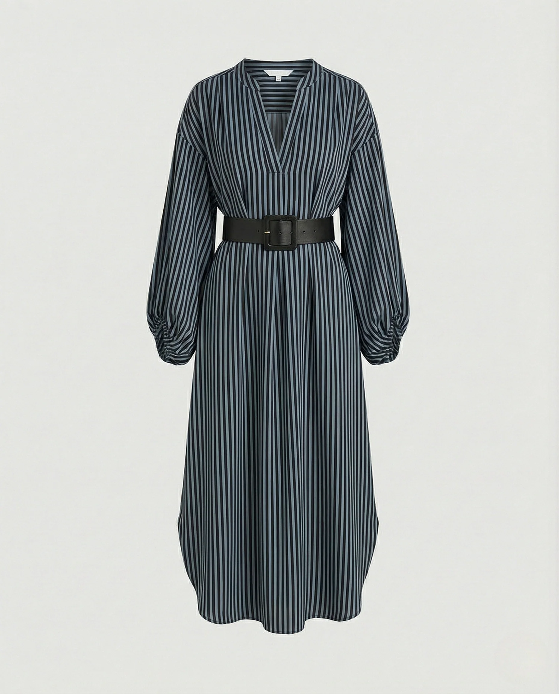 Damen Hemdblusenkleid Ballonärmel - Image 6