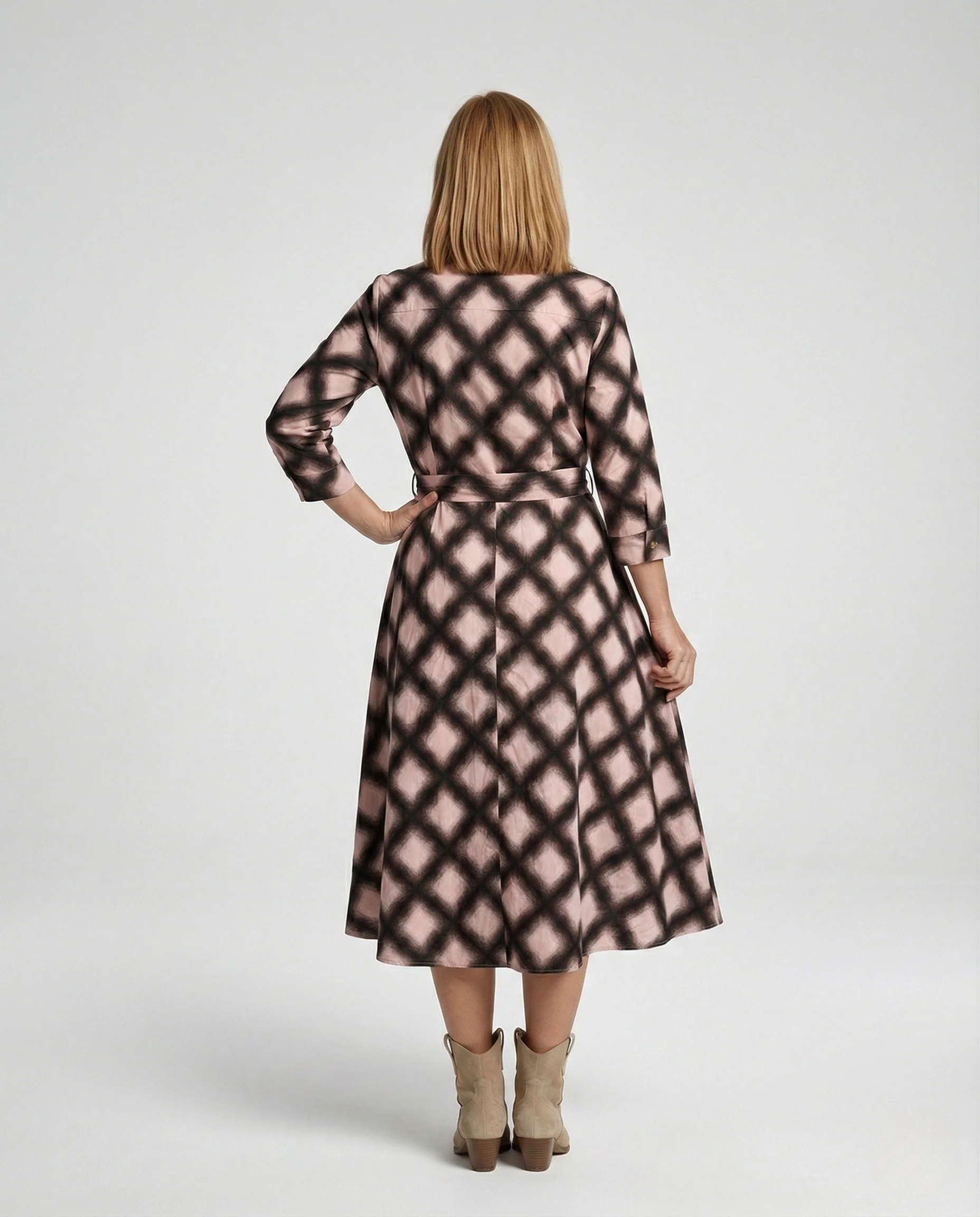 Damen Hemdblusenkleid A-Linie - Image 4