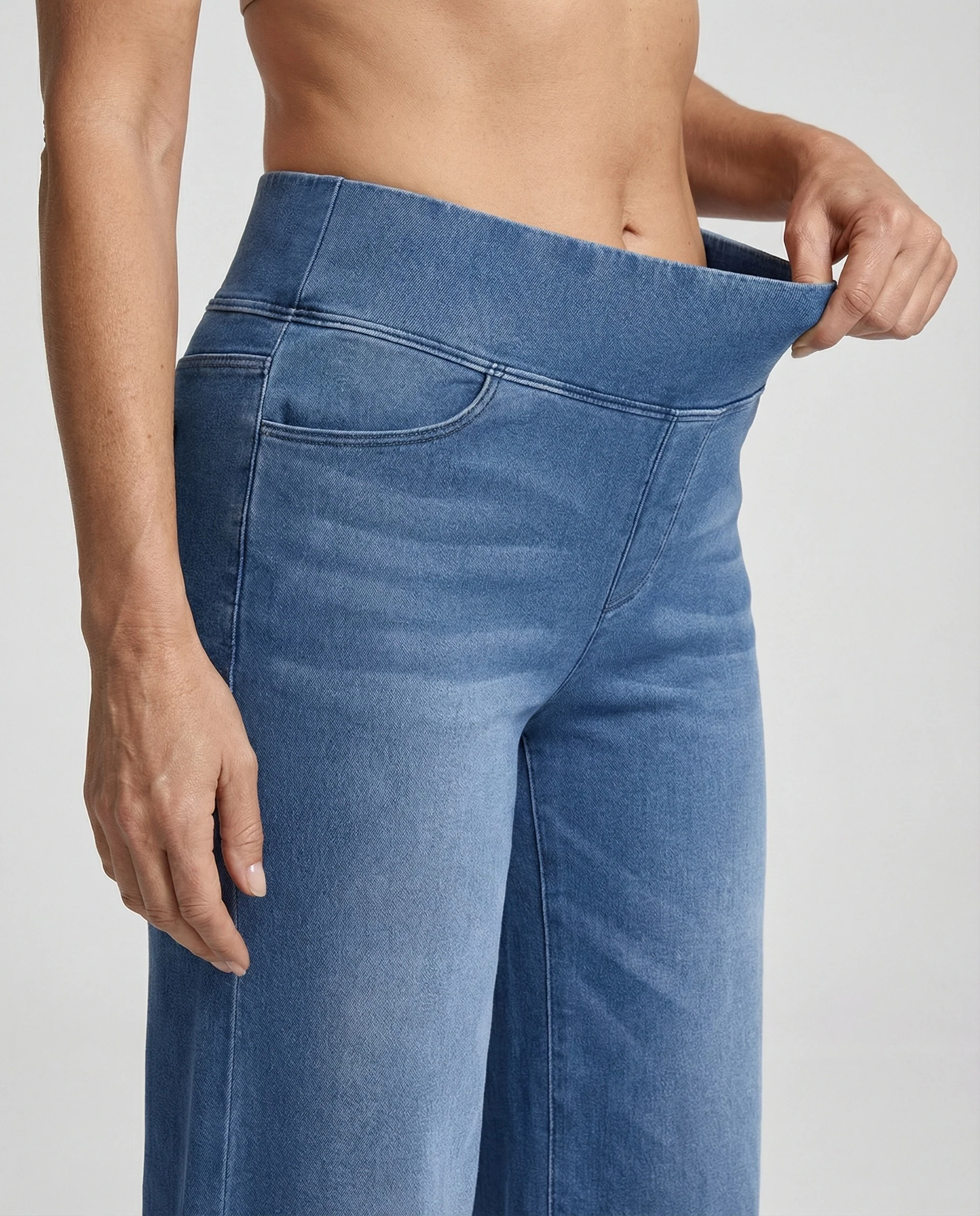 Damen Flared Jeans High Waist Stretch - Image 3