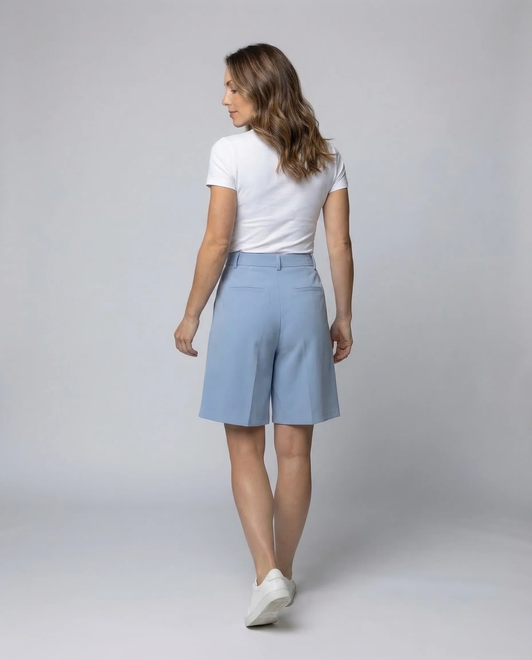 Damen Bermuda Shorts High Waist - Image 4