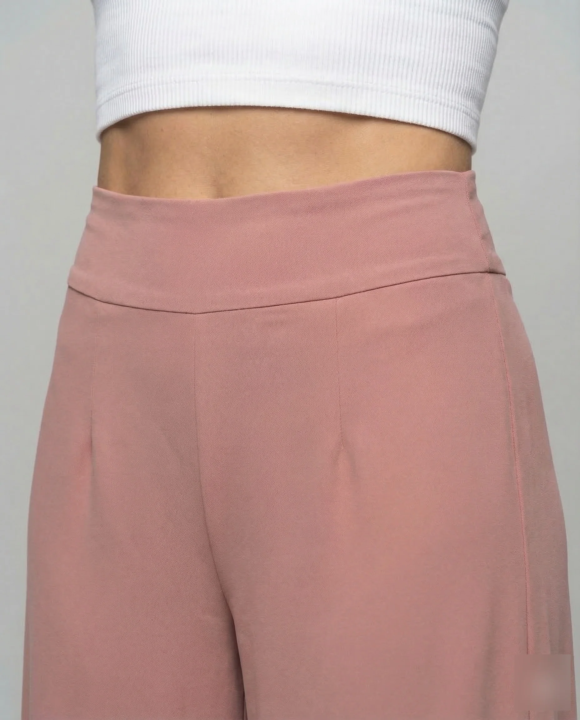 Damen Palazzo Hose Bodenlang - Image 3