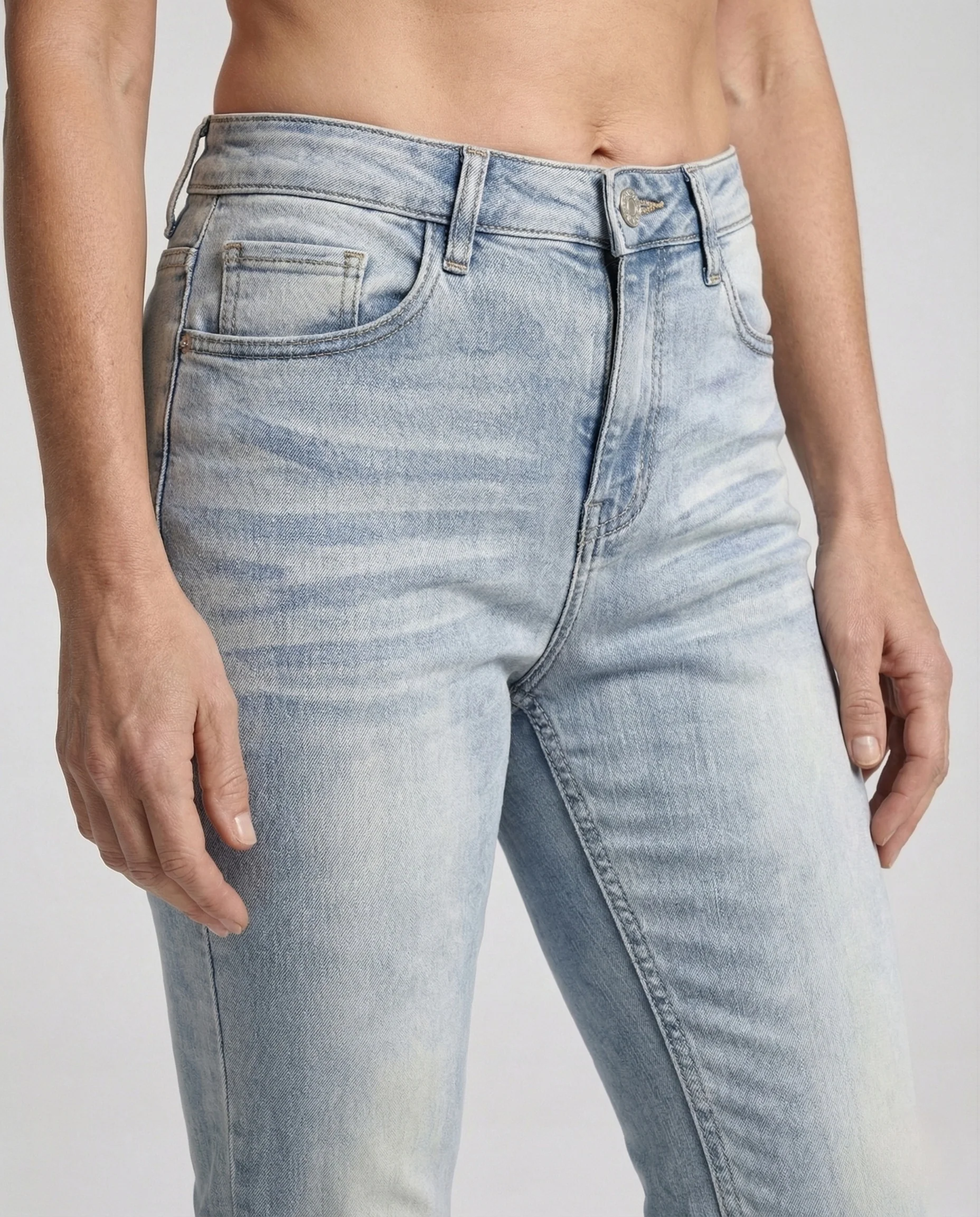 Damen Bootcut Jeans High Waist mit Stretch - Image 3