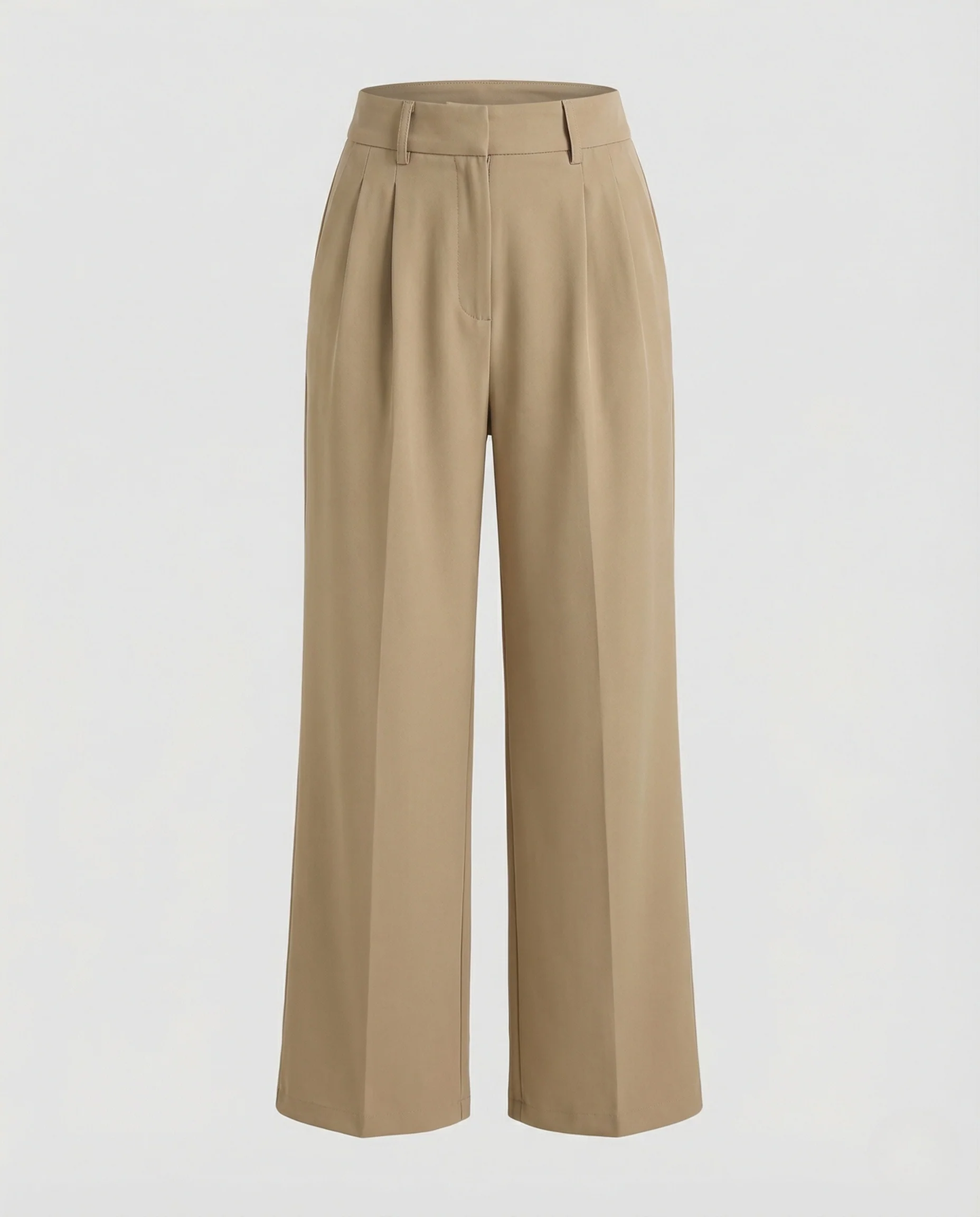 Freizeitkleidung Damen Bundfaltenhose Weit - Image 5