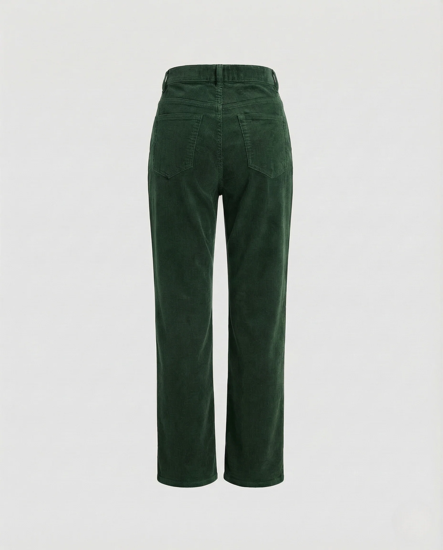 Damen Cordhose High Waist Gerades Bein Gesäßtaschen - Image 9
