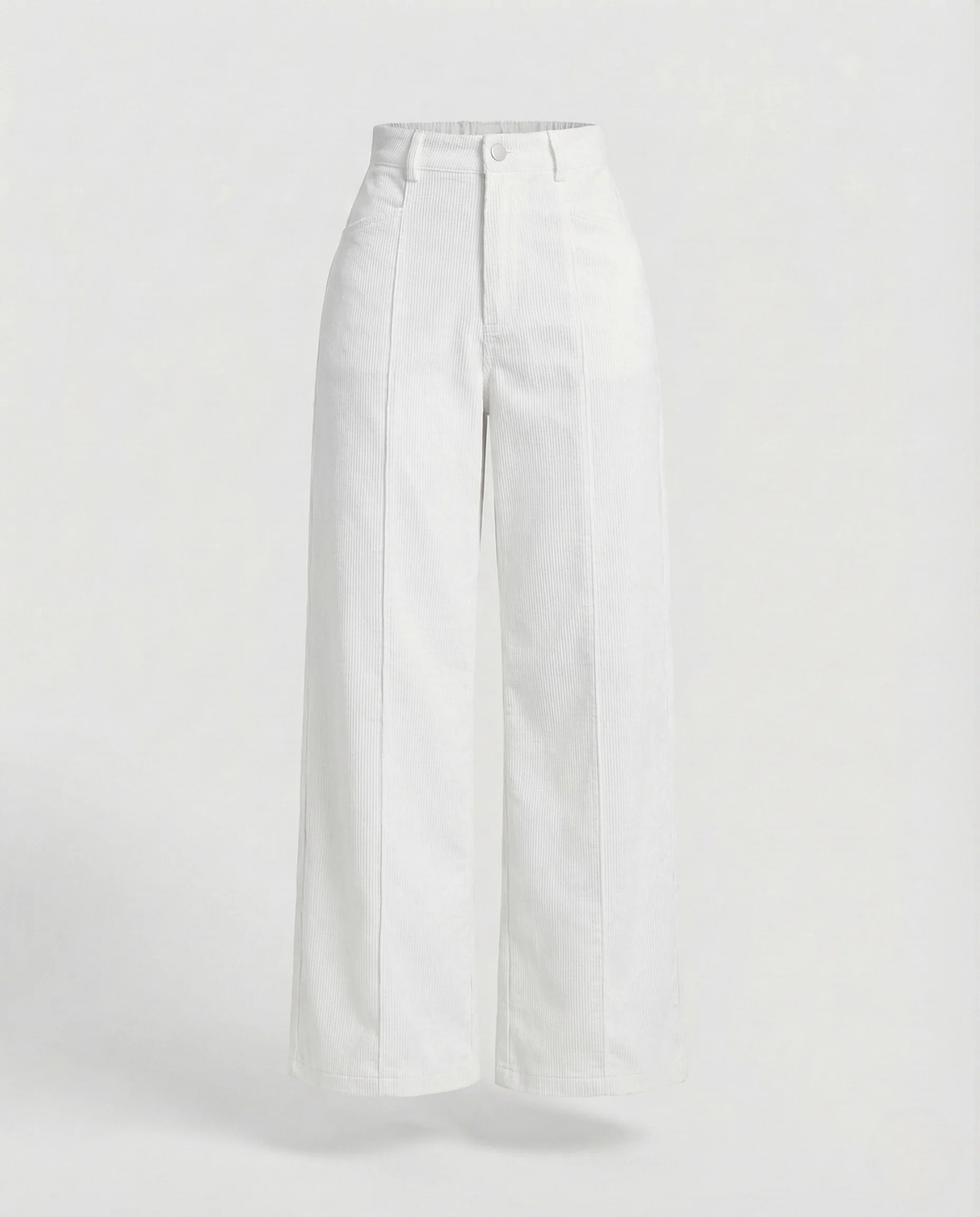 Damen Cordhose Bügelfalte Weit - Image 10