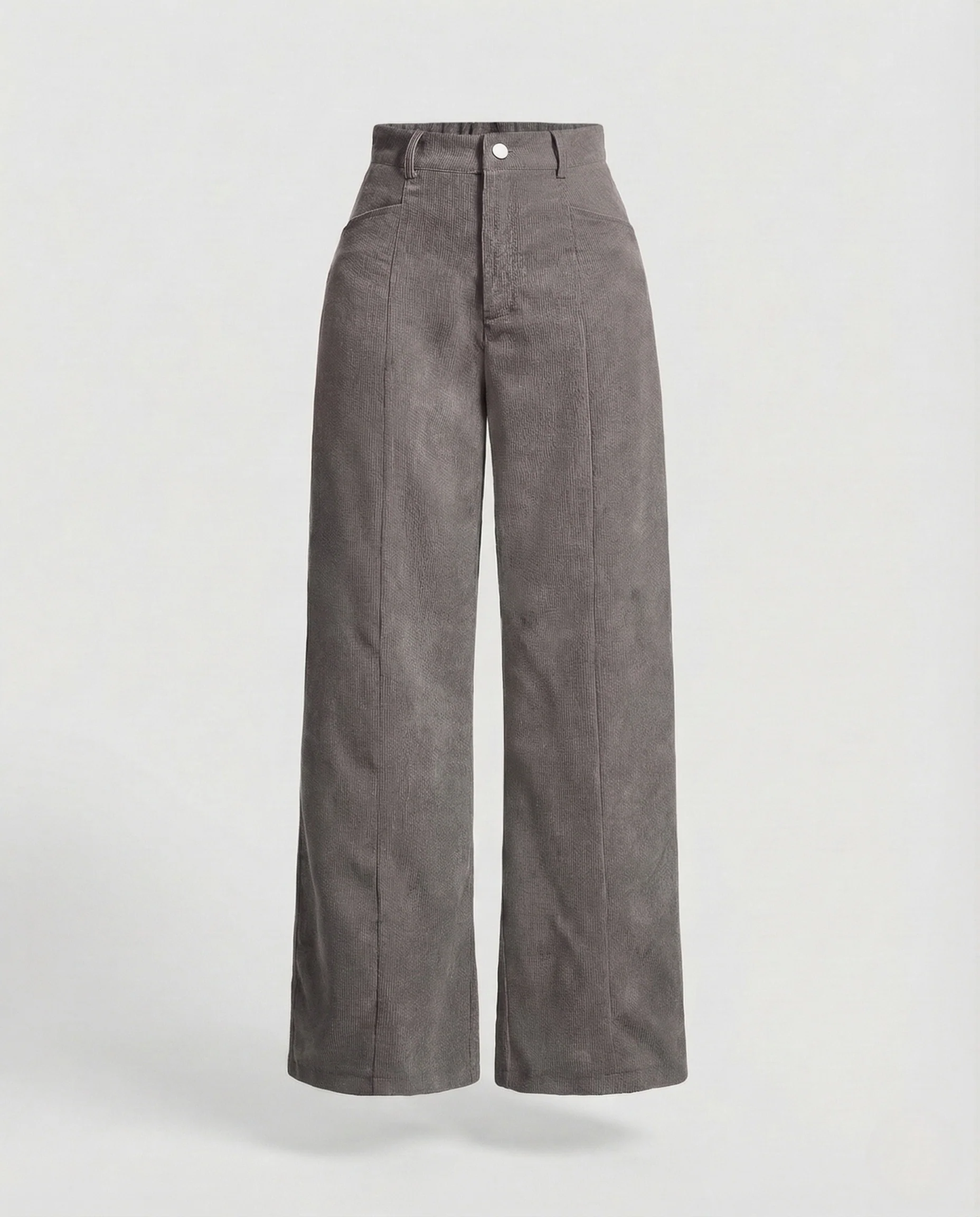 Damen Cordhose Bügelfalte Weit - Image 12