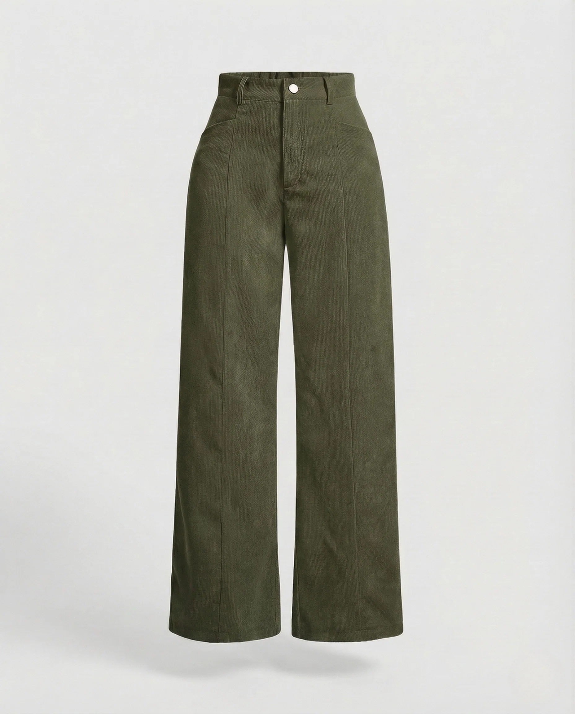 Damen Cordhose Bügelfalte Weit - Image 6