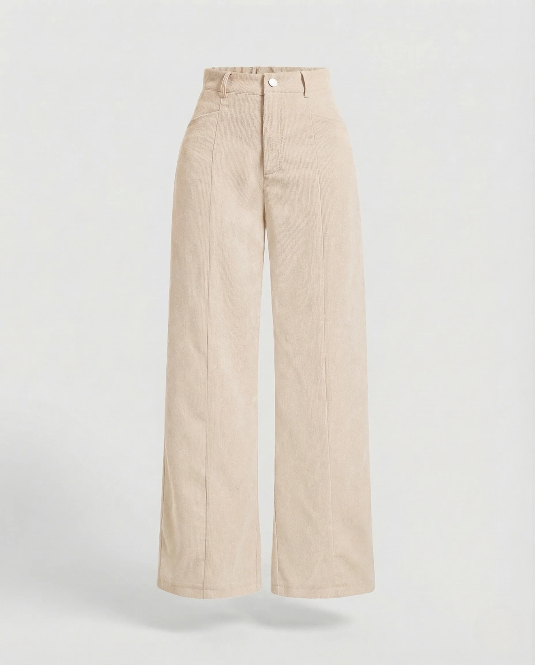 Damen Cordhose Bügelfalte Weit - Image 9