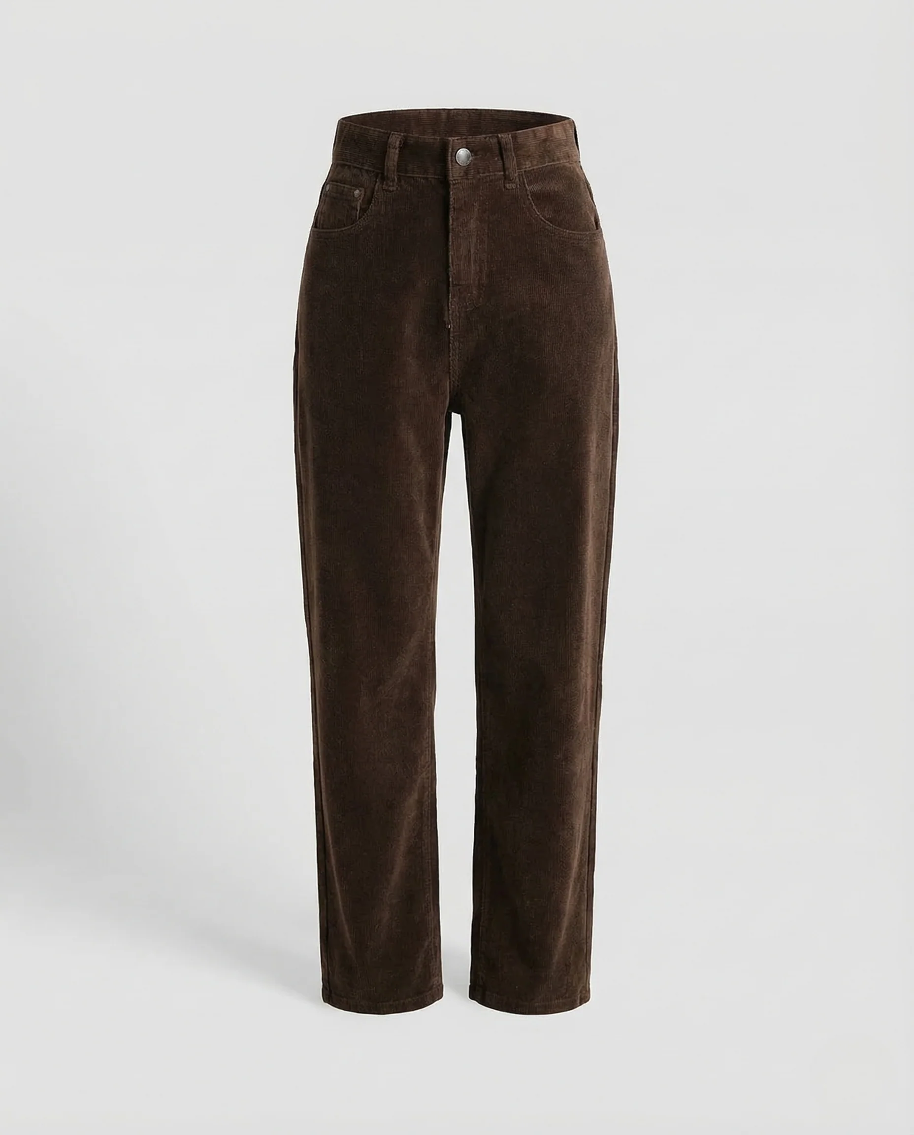Damen Cordhose High Waist Weites Bein - Image 5