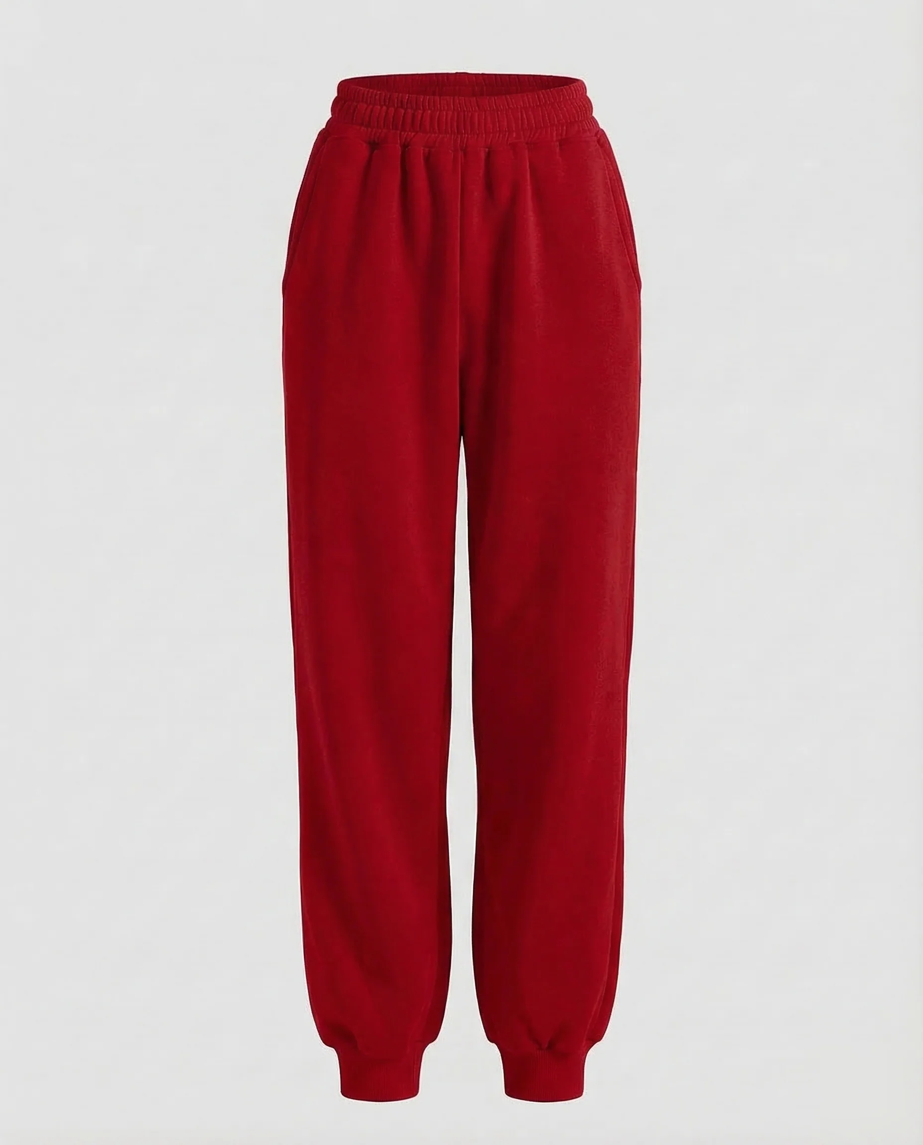 Damen Jogginghose High Waist Bundfalten - Image 13