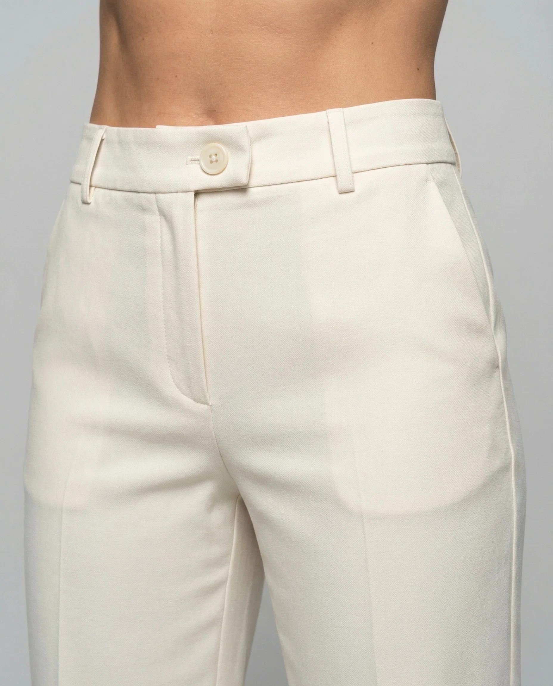 Damen Palazzo Stoffhose mit Bügelfalte - Image 3