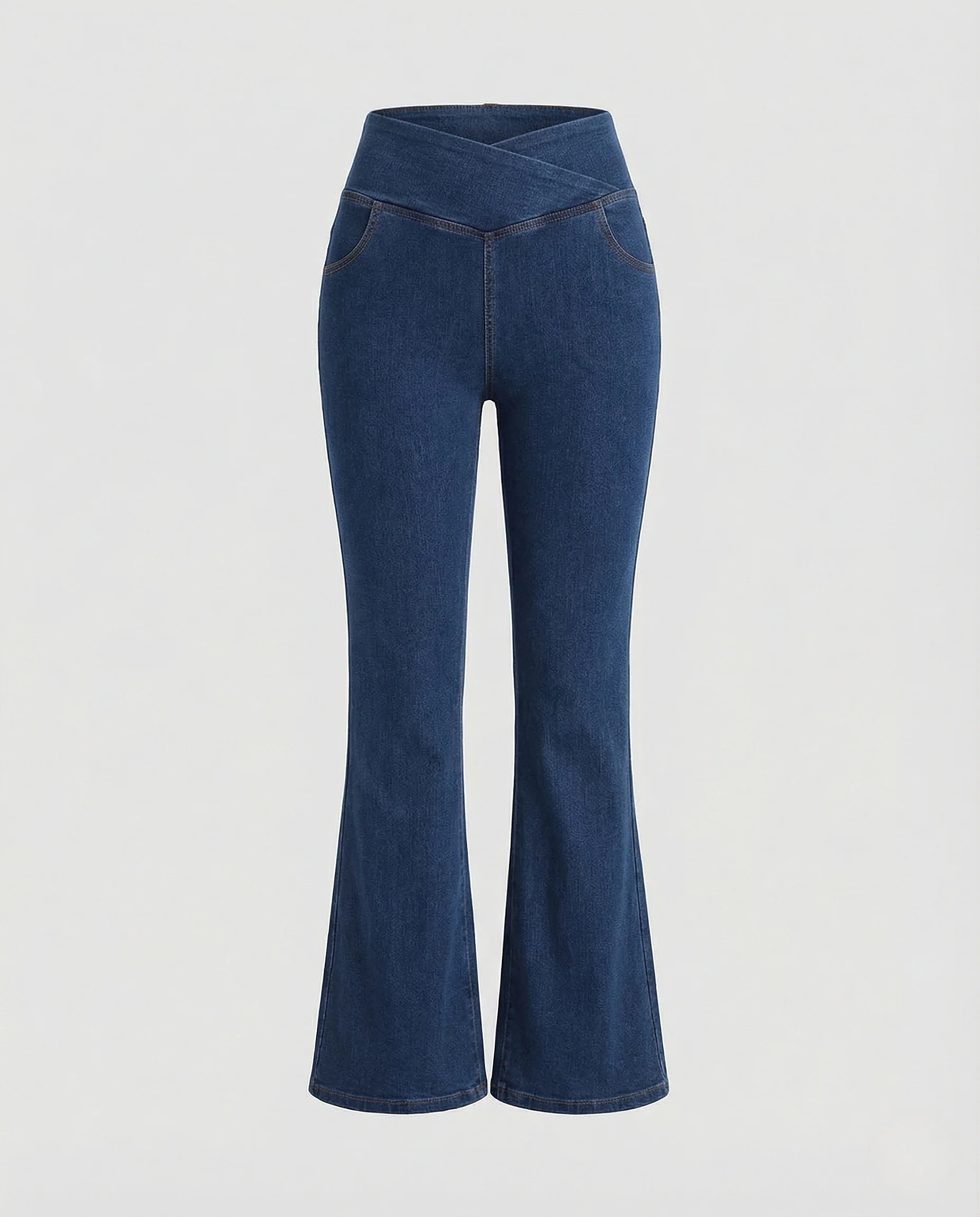 Damen Schlaghose High Waist Jersey - Image 4