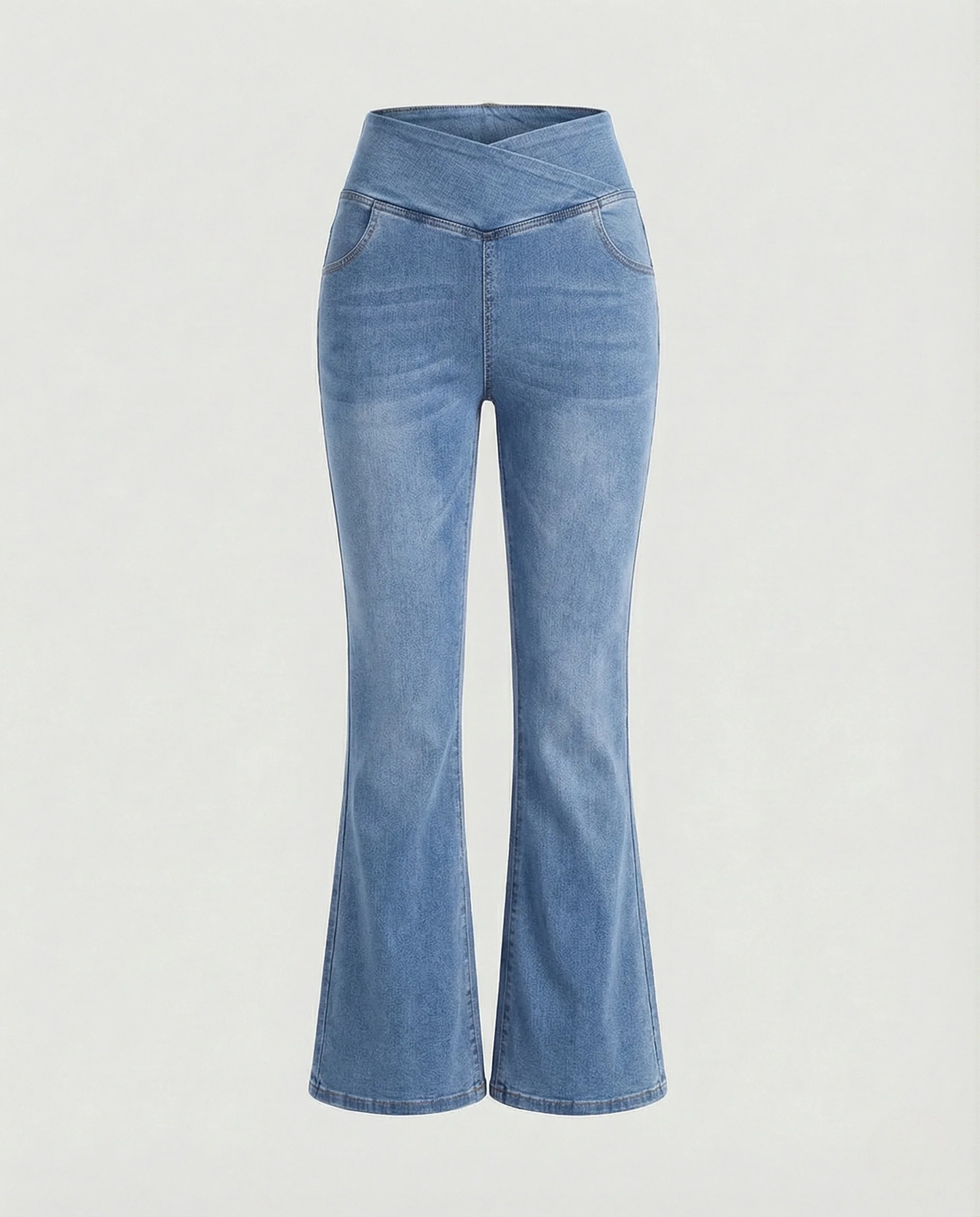 Damen Schlaghose High Waist Jersey - Image 6