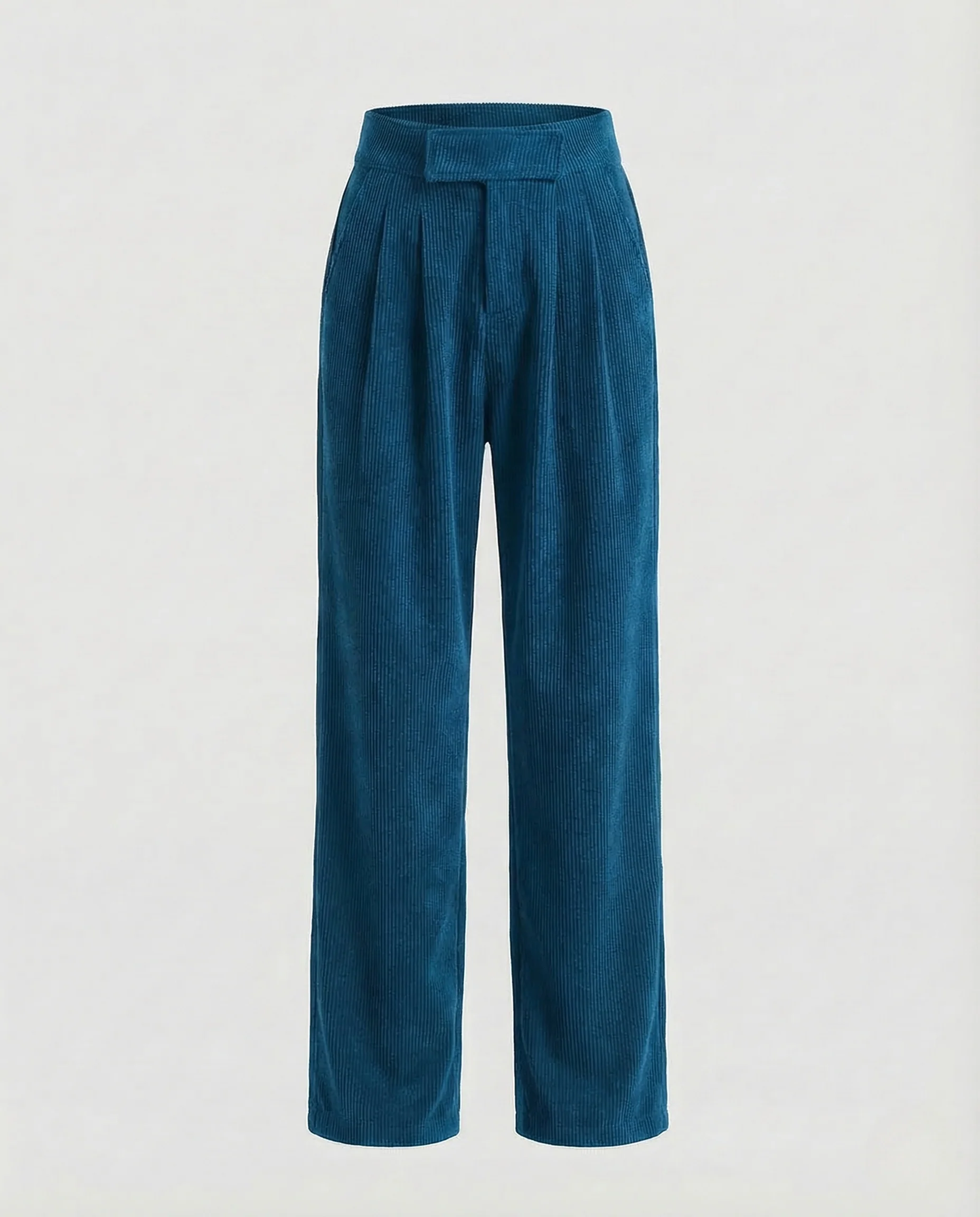 Damen Cordhose High Waist Bundfalten - Image 5