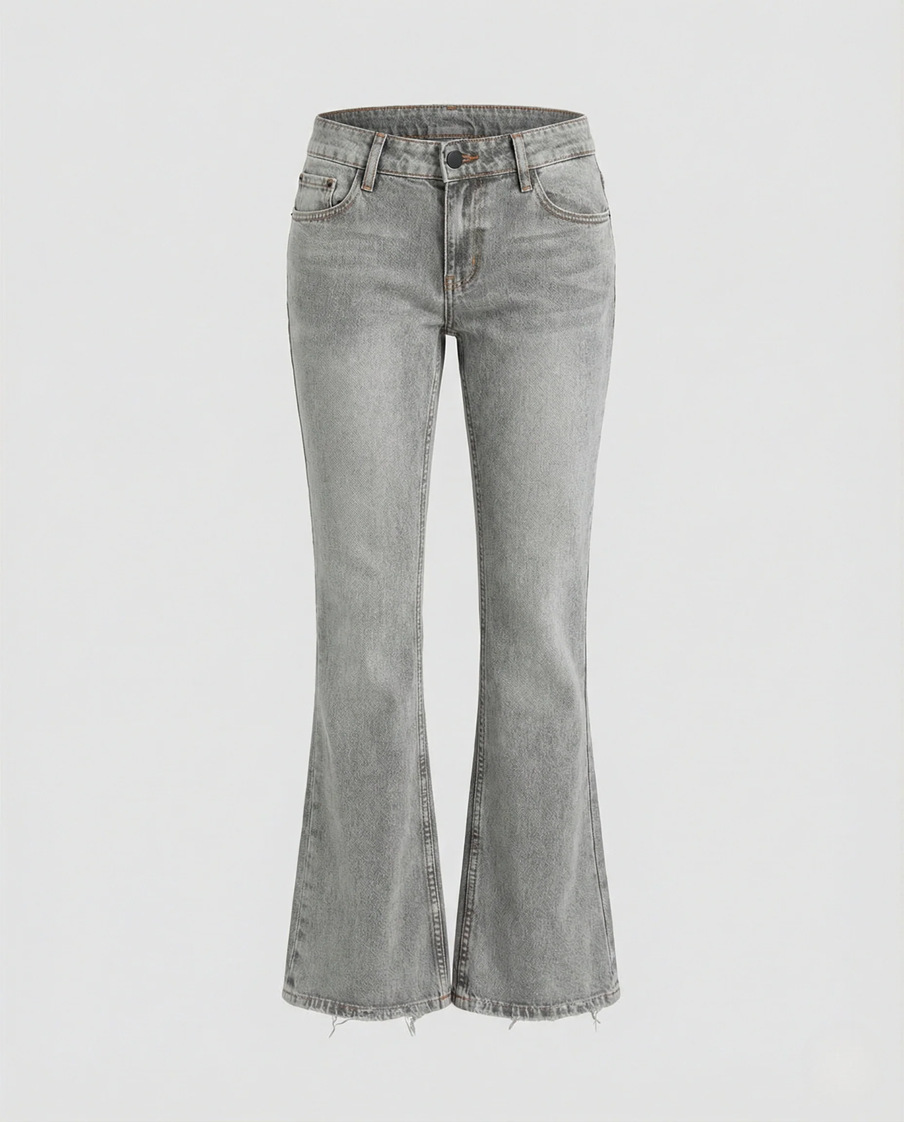 Damen Bootcut Jeans High Waist Stretch - Image 8