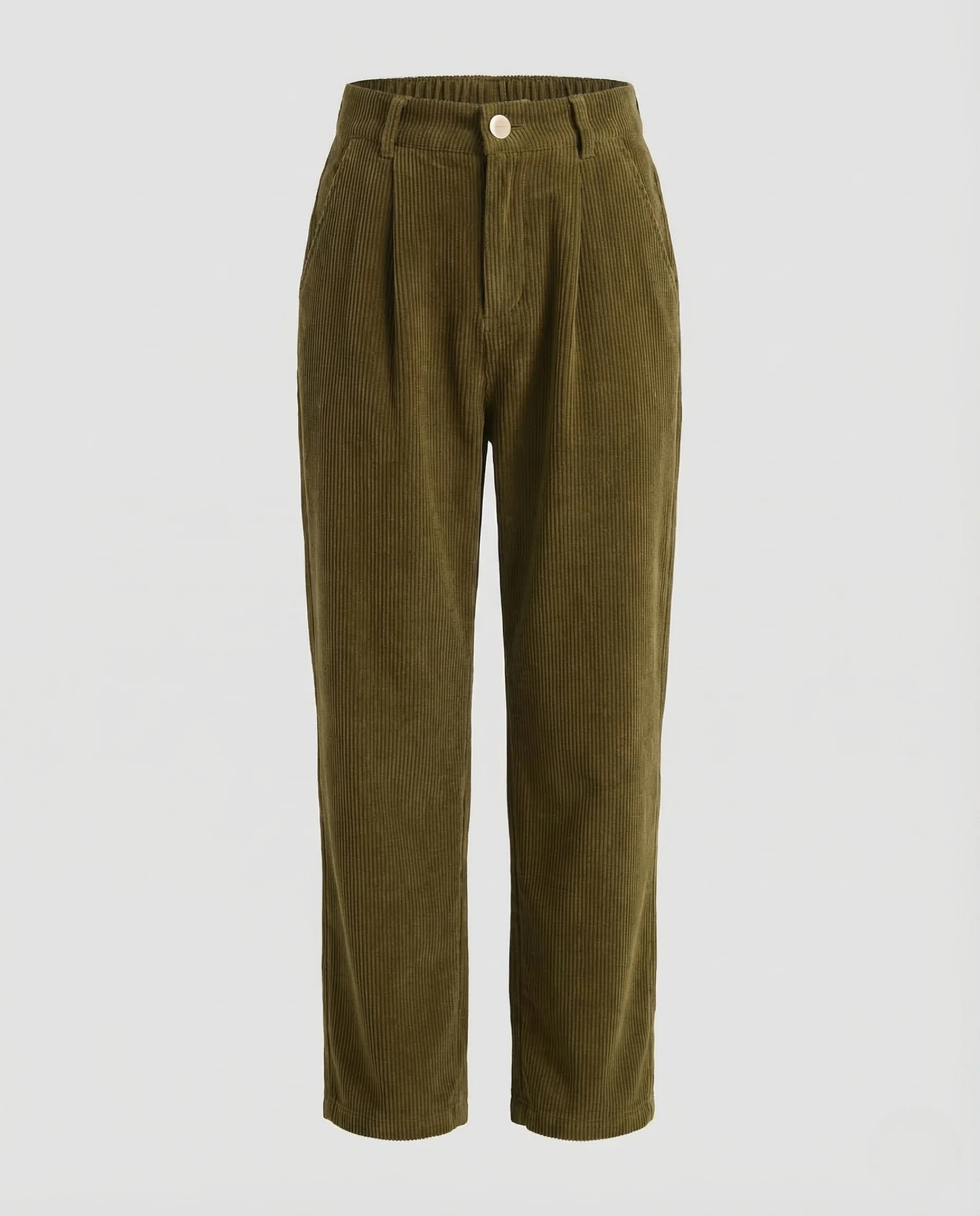 Damen Cordhose High Waist Bundfalten - Image 5