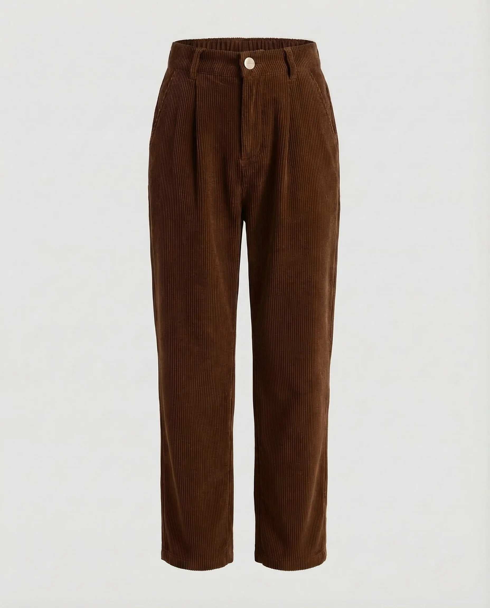 Damen Cordhose High Waist Bundfalten - Image 6