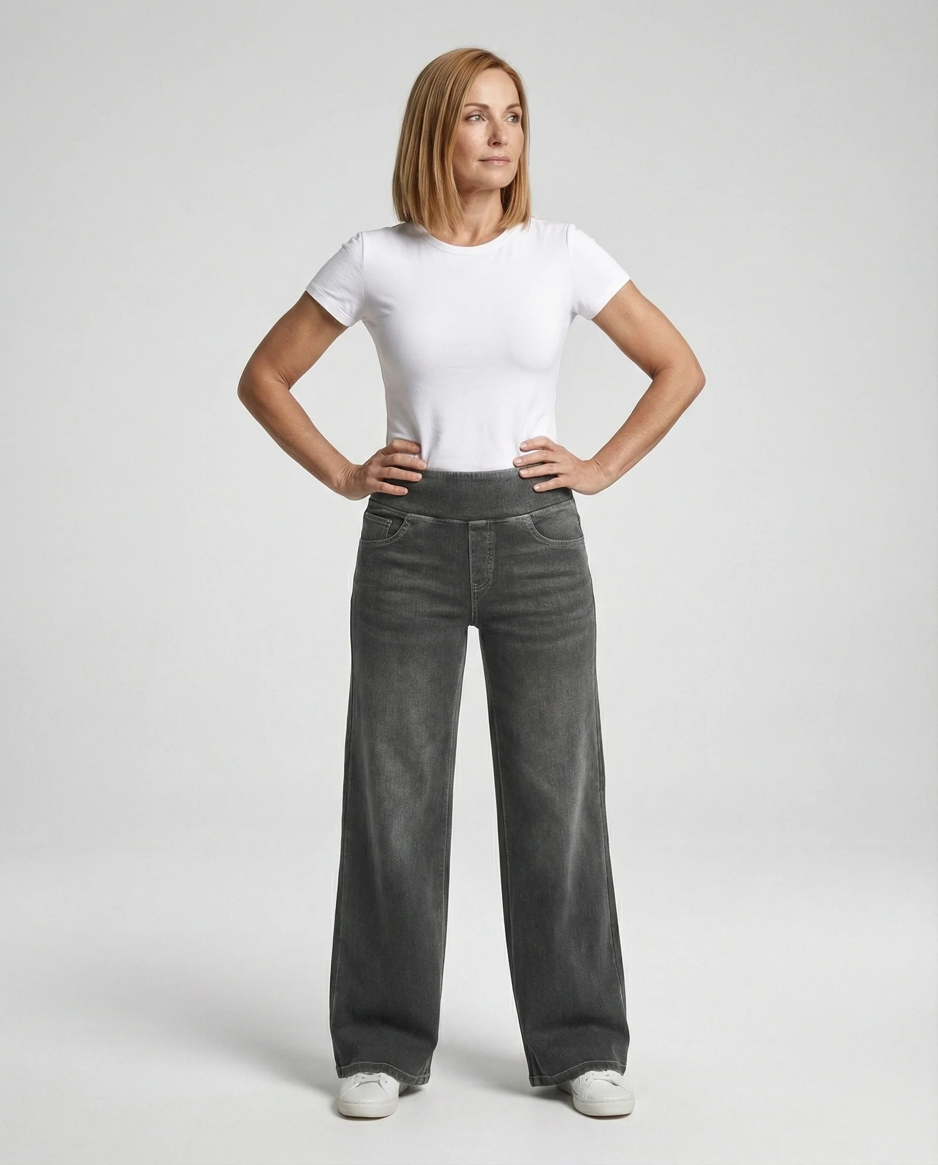 Damen Flared Jeans Damen High Waist - Image 4
