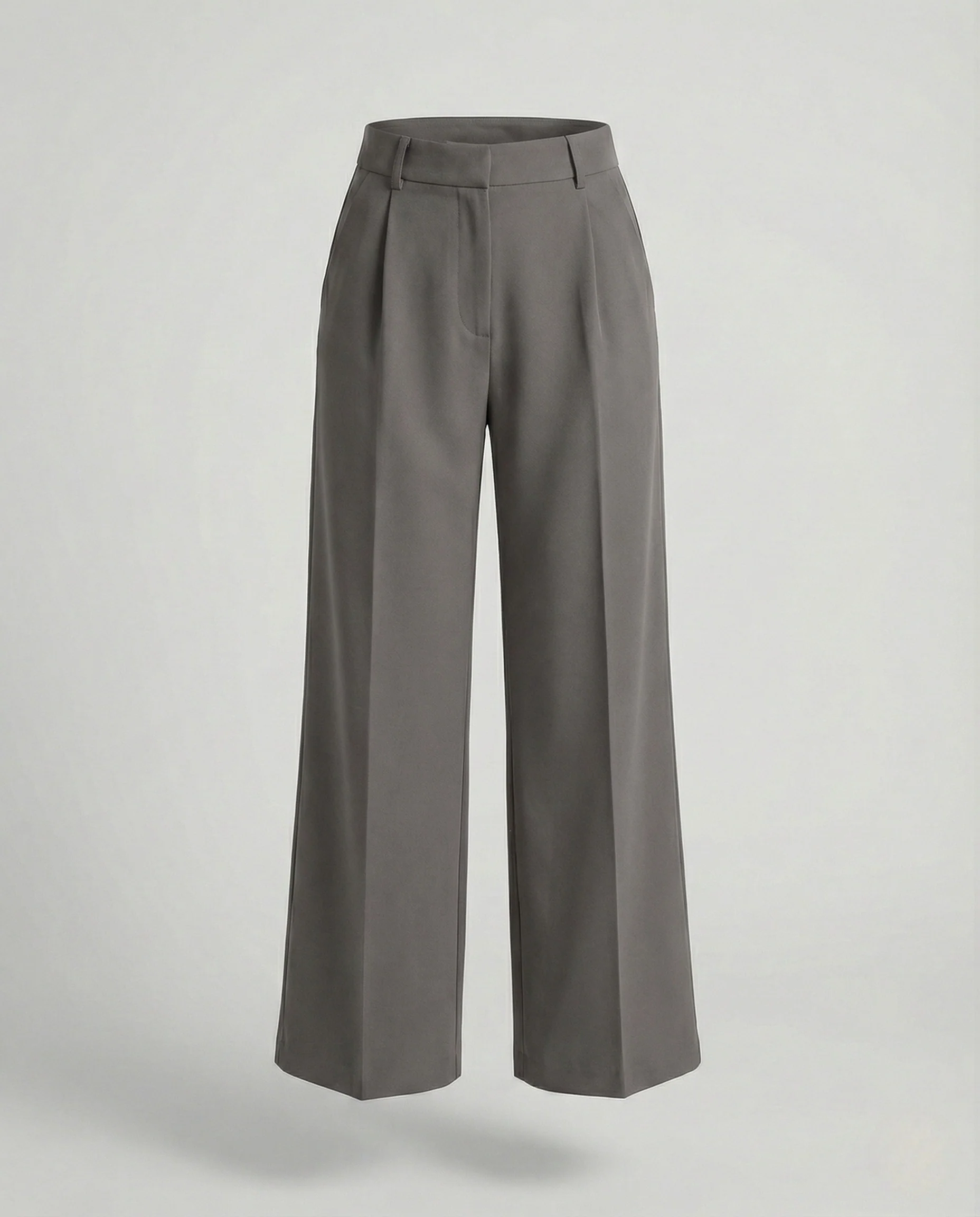 Damen Hochtaillierte Palazzohose mit Bügelfalte - Image 12