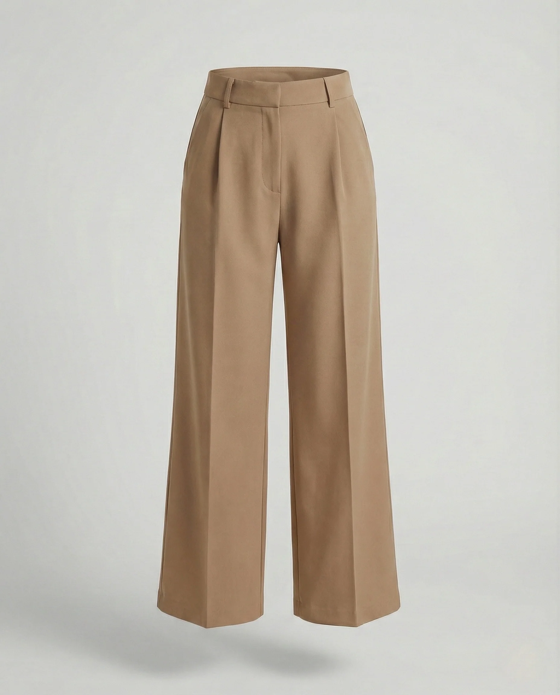 Damen Hochtaillierte Palazzohose mit Bügelfalte - Image 5