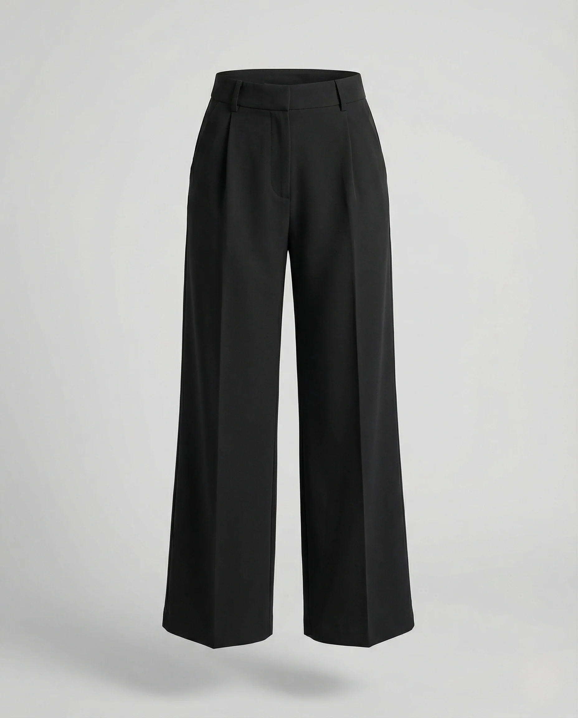 Damen Hochtaillierte Palazzohose mit Bügelfalte - Image 6