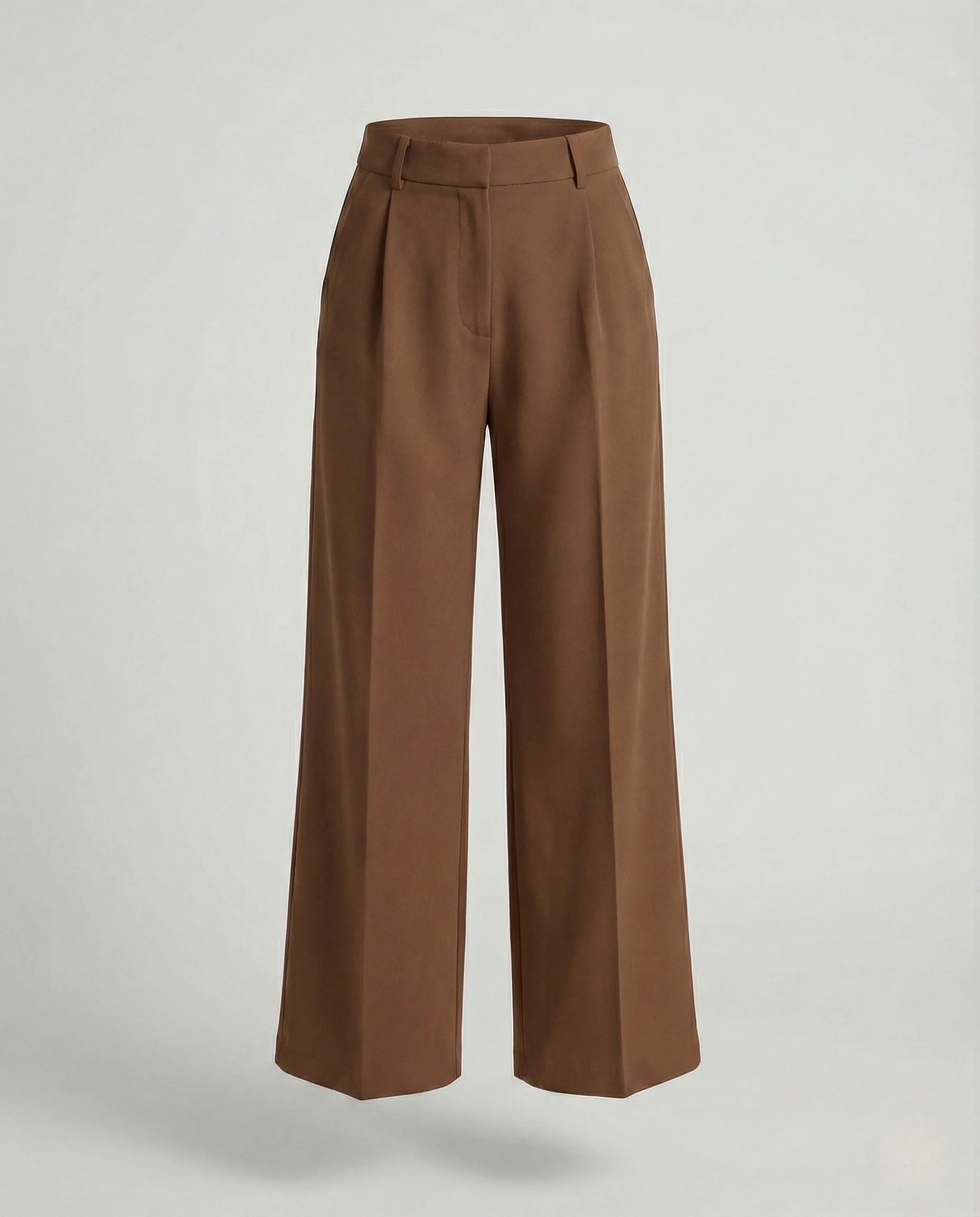 Damen Hochtaillierte Palazzohose mit Bügelfalte - Image 7