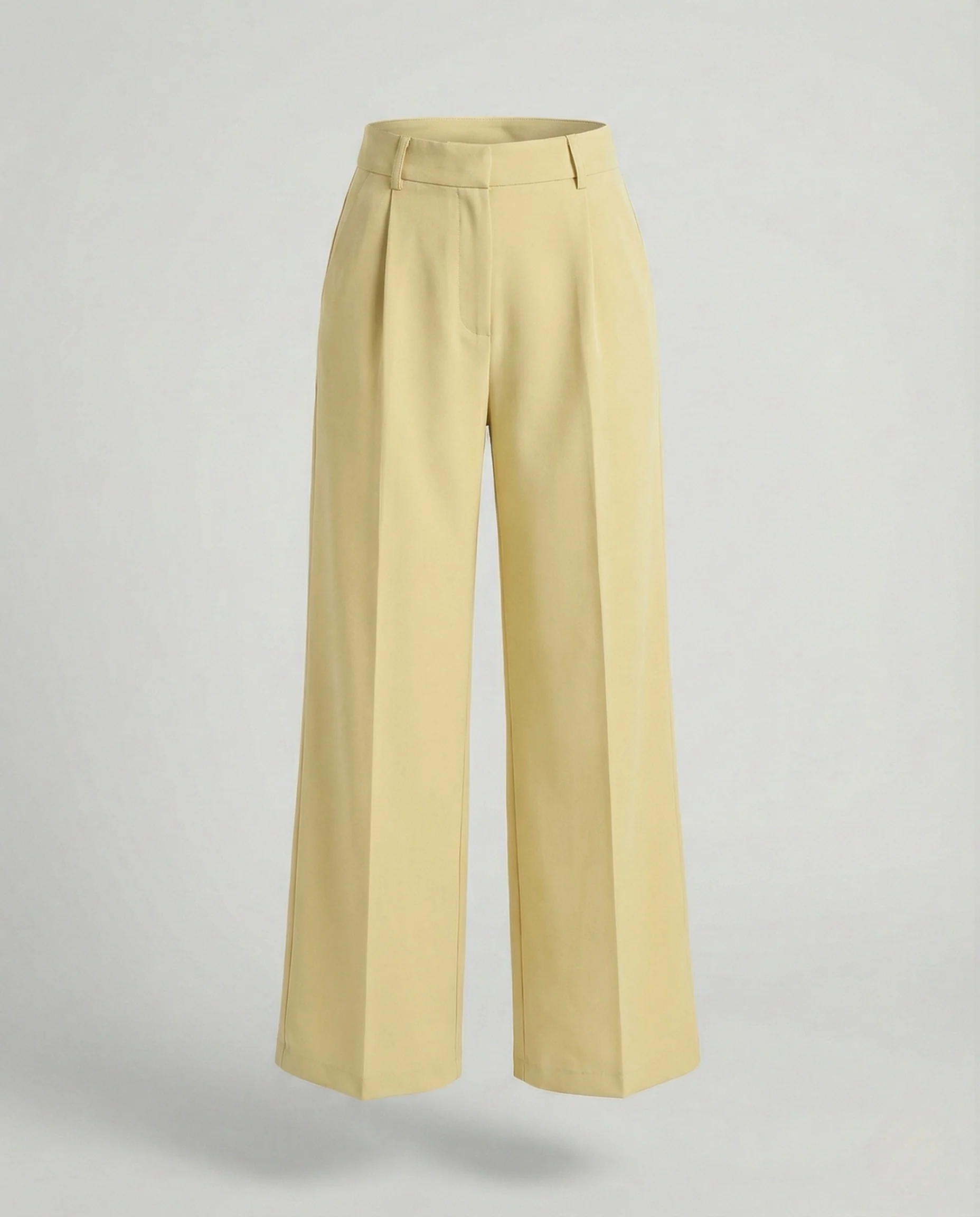 Damen Hochtaillierte Palazzohose mit Bügelfalte - Image 9
