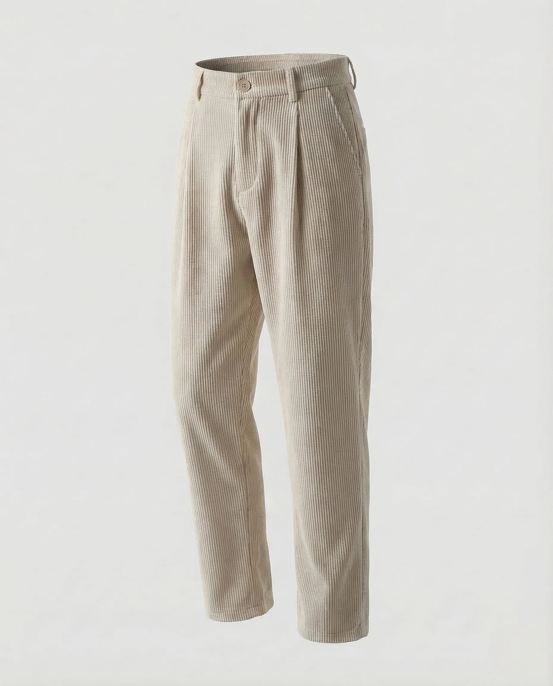 Damen Rippstrick Hose Bundfalten - Image 6
