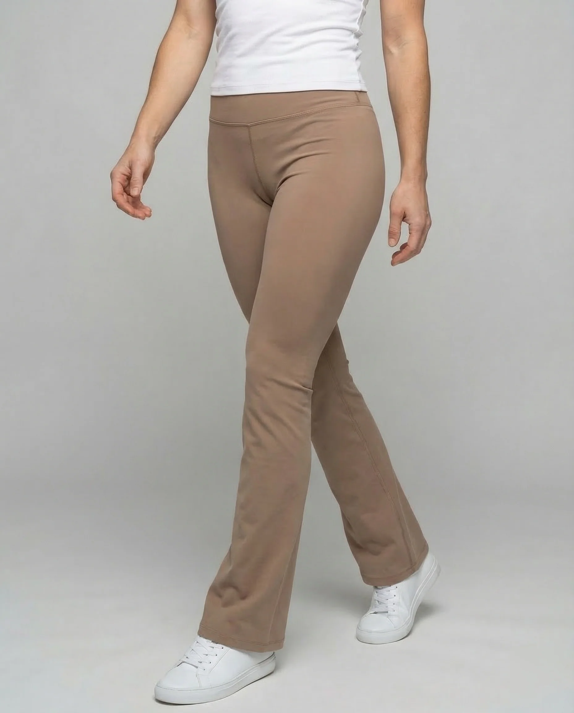 Damen Yoga Leggings Schlag High Waist - Image 2