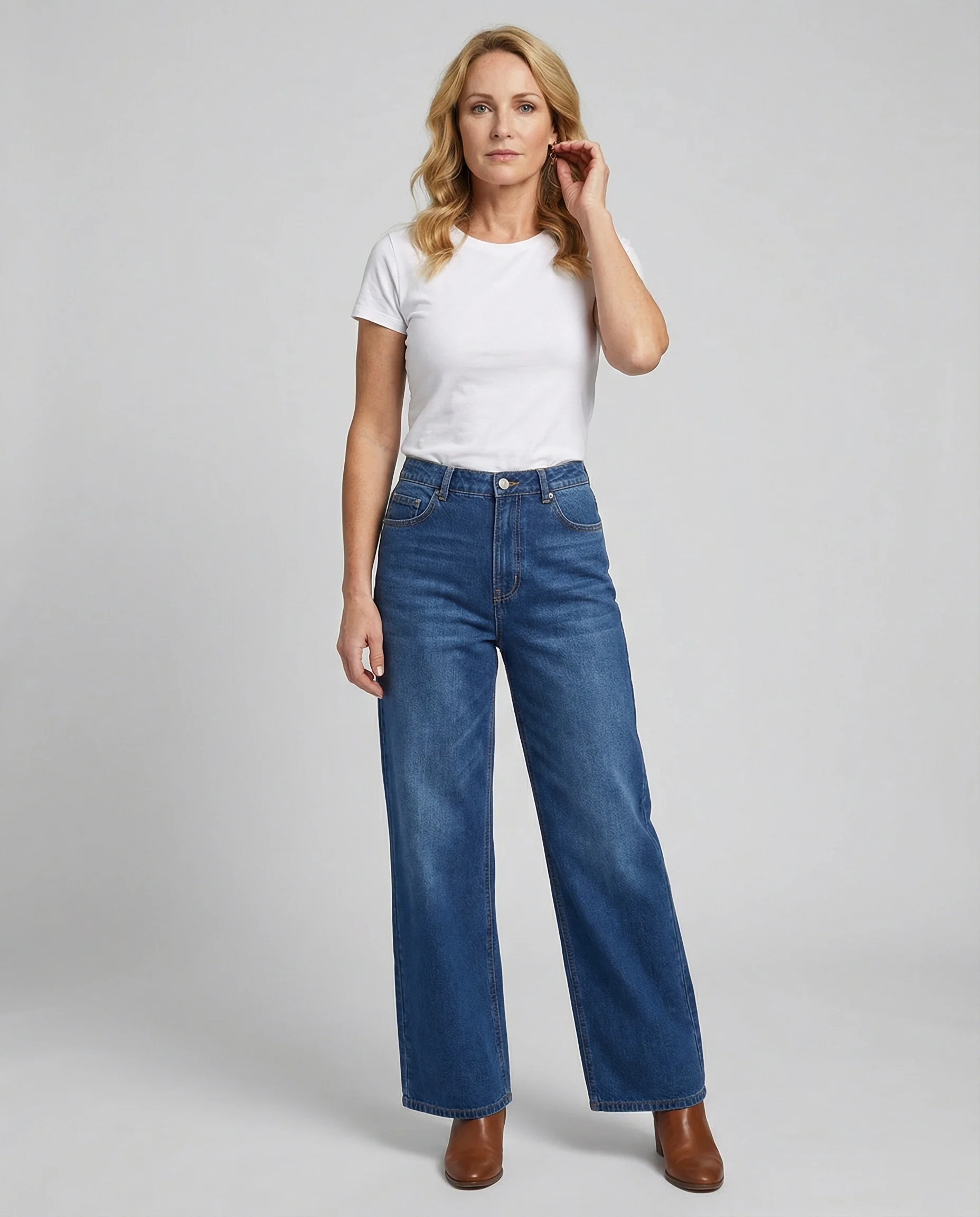 Flared Jeans Damen High Waist - Image 2